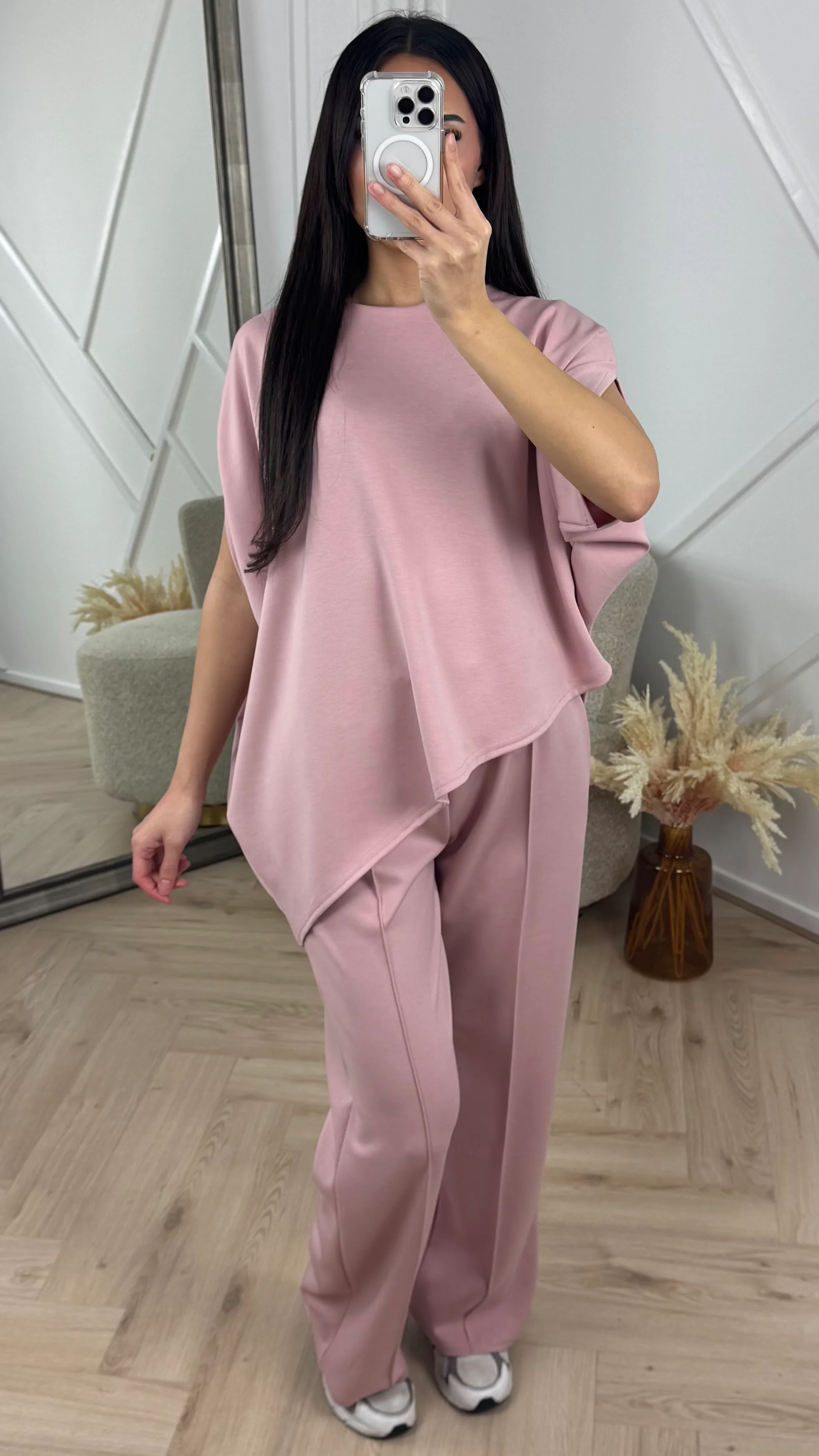 2-Piece Set met Asymmetrische Top en Rechte Broek - Image 9