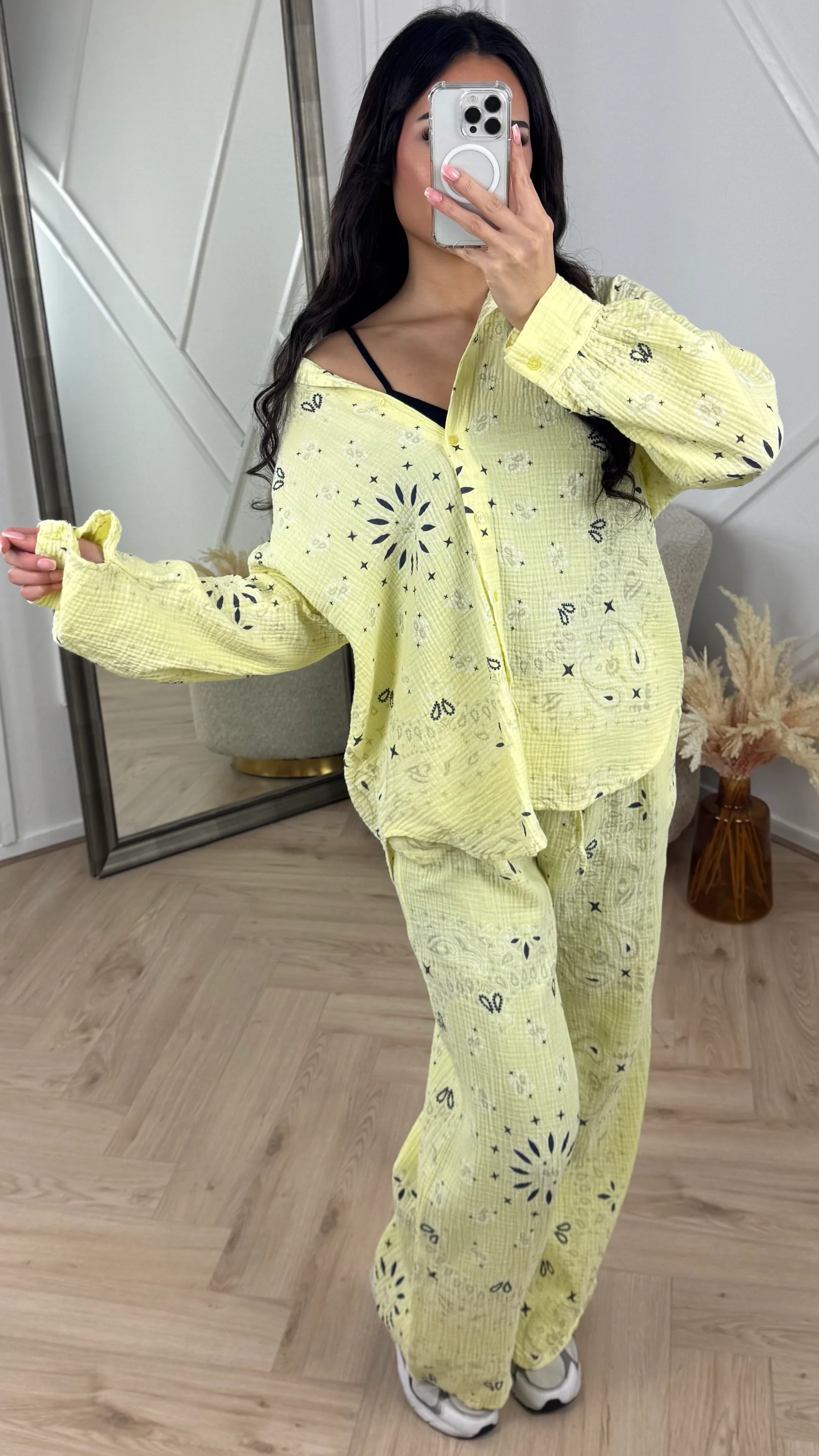 2-Piece Set met Paisley Print en Structuurstof - Image 3