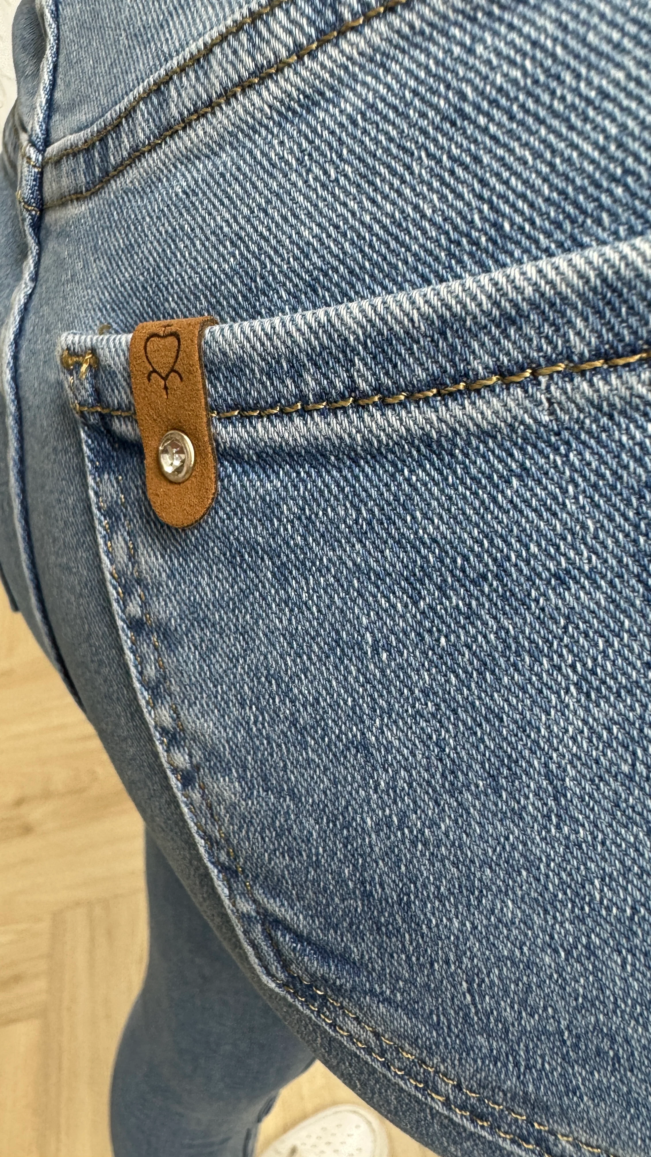 2025 Premium Quality Stretch Clean Jeans 77929 - Image 7