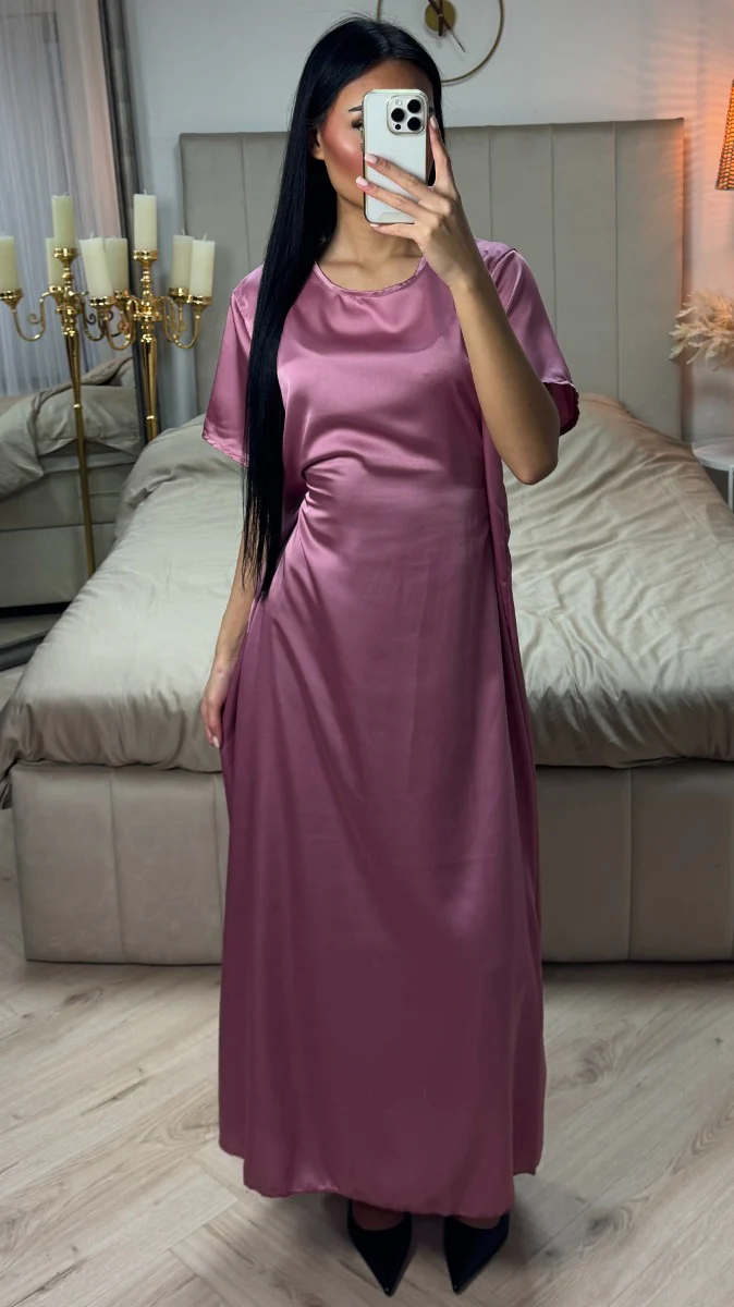 2pcs Set Glitter Kimono + Inside Tie Belt Underdress - Image 2