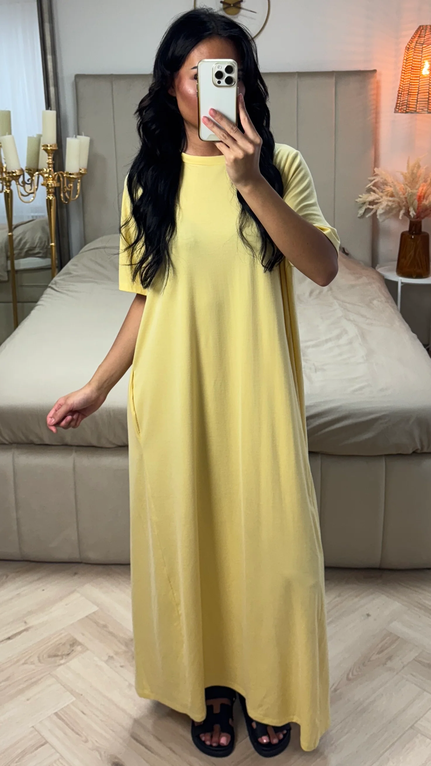Abaya met Korte Mouwen – Viscoseblend