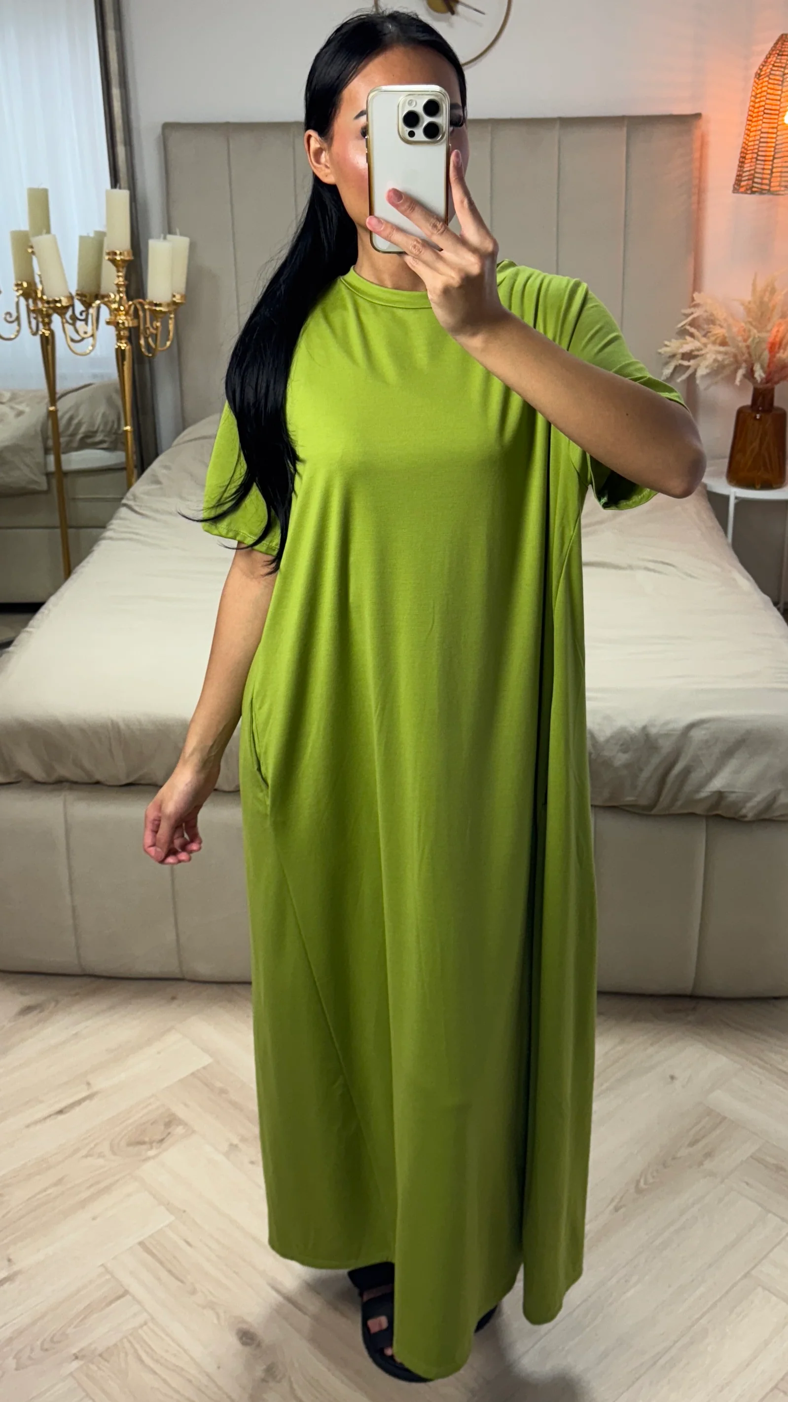 Abaya met Korte Mouwen – Viscoseblend - Image 10