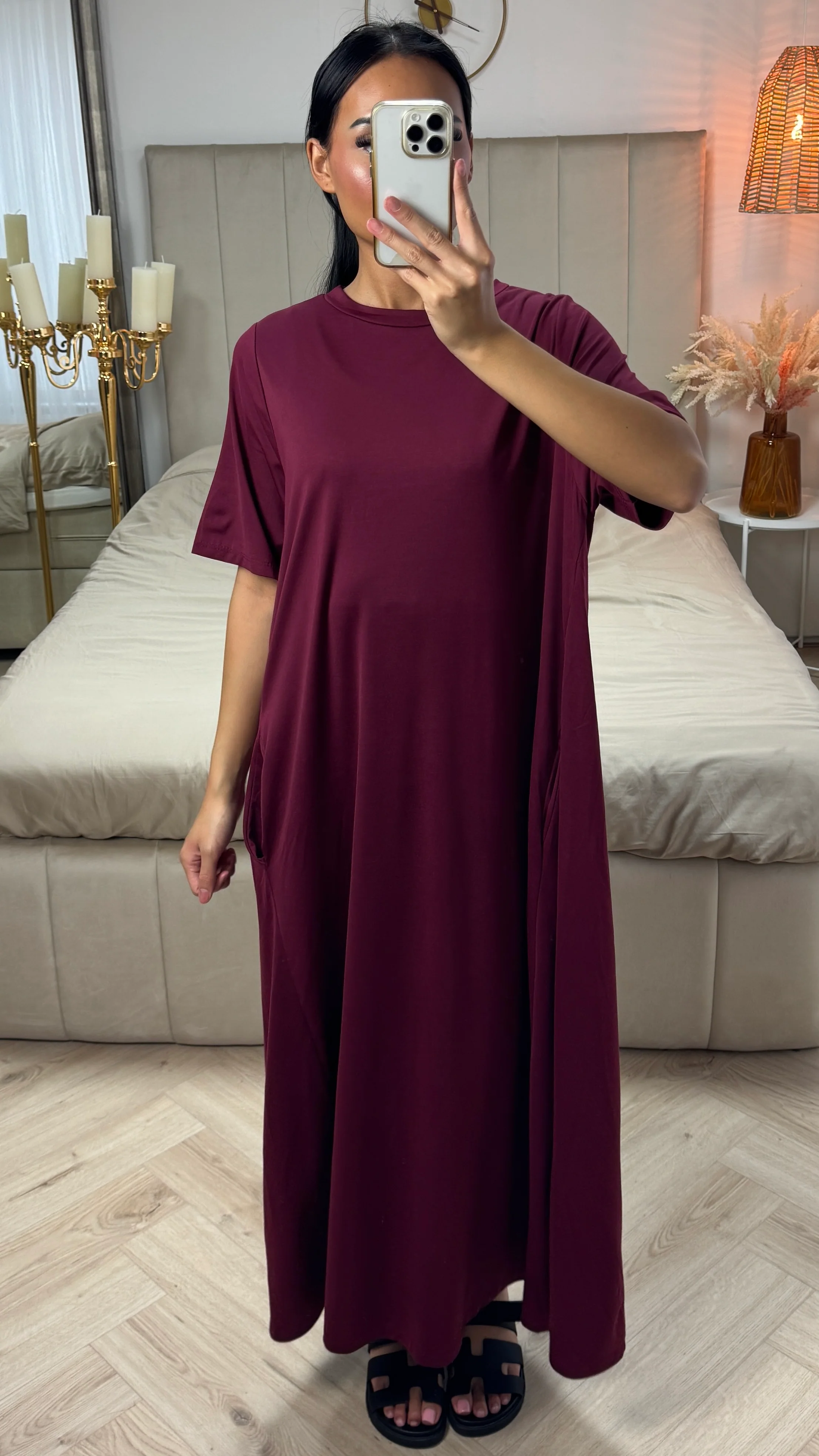 Abaya met Korte Mouwen – Viscoseblend - Image 12