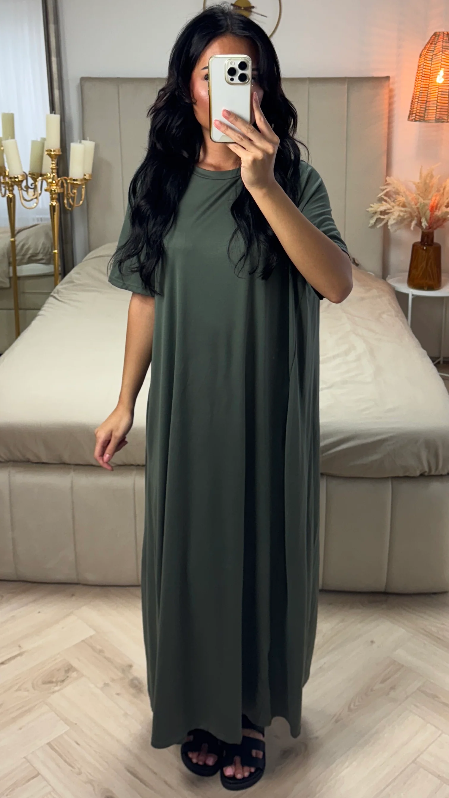 Abaya met Korte Mouwen – Viscoseblend - Image 6