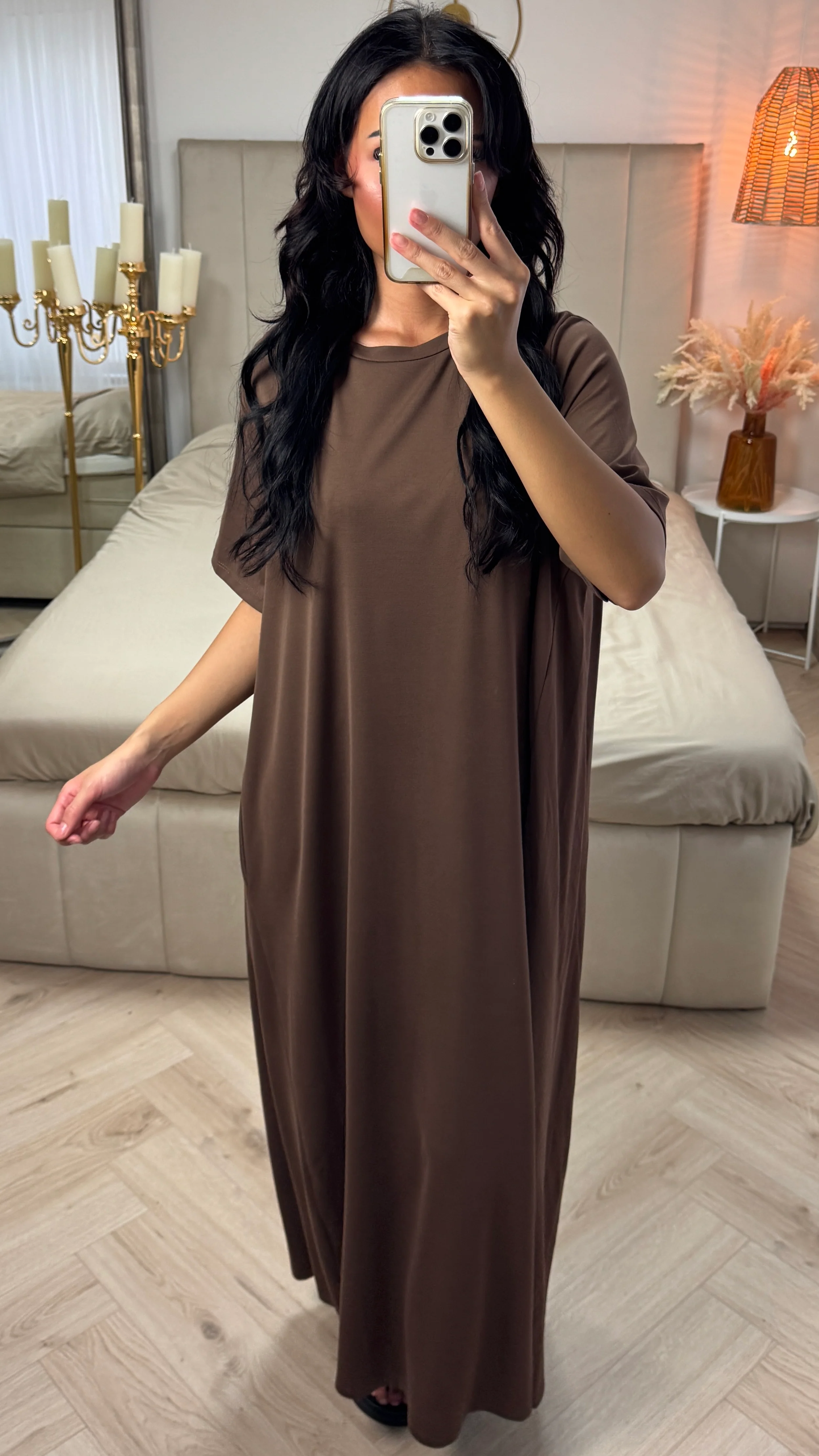 Abaya met Korte Mouwen – Viscoseblend - Image 8