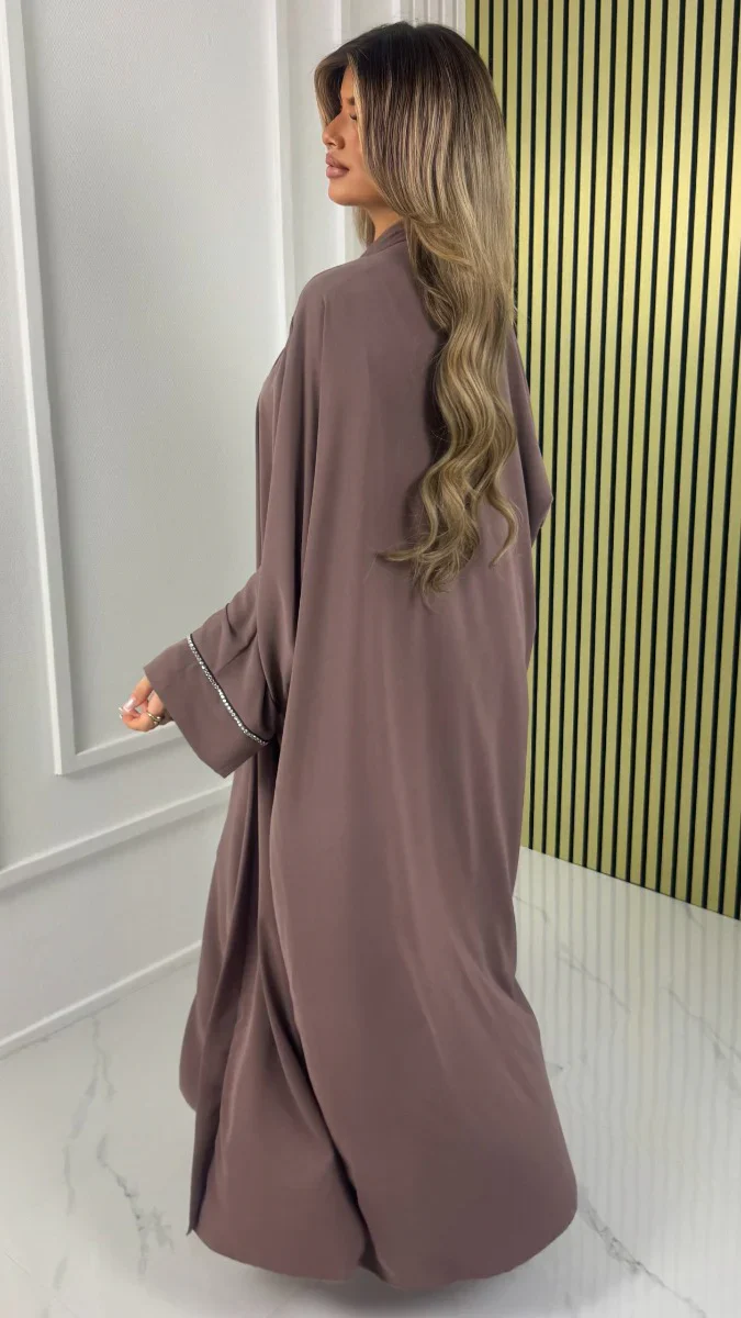 Abaya Two-Piece Set met Kimono en Onderjurk - Image 12