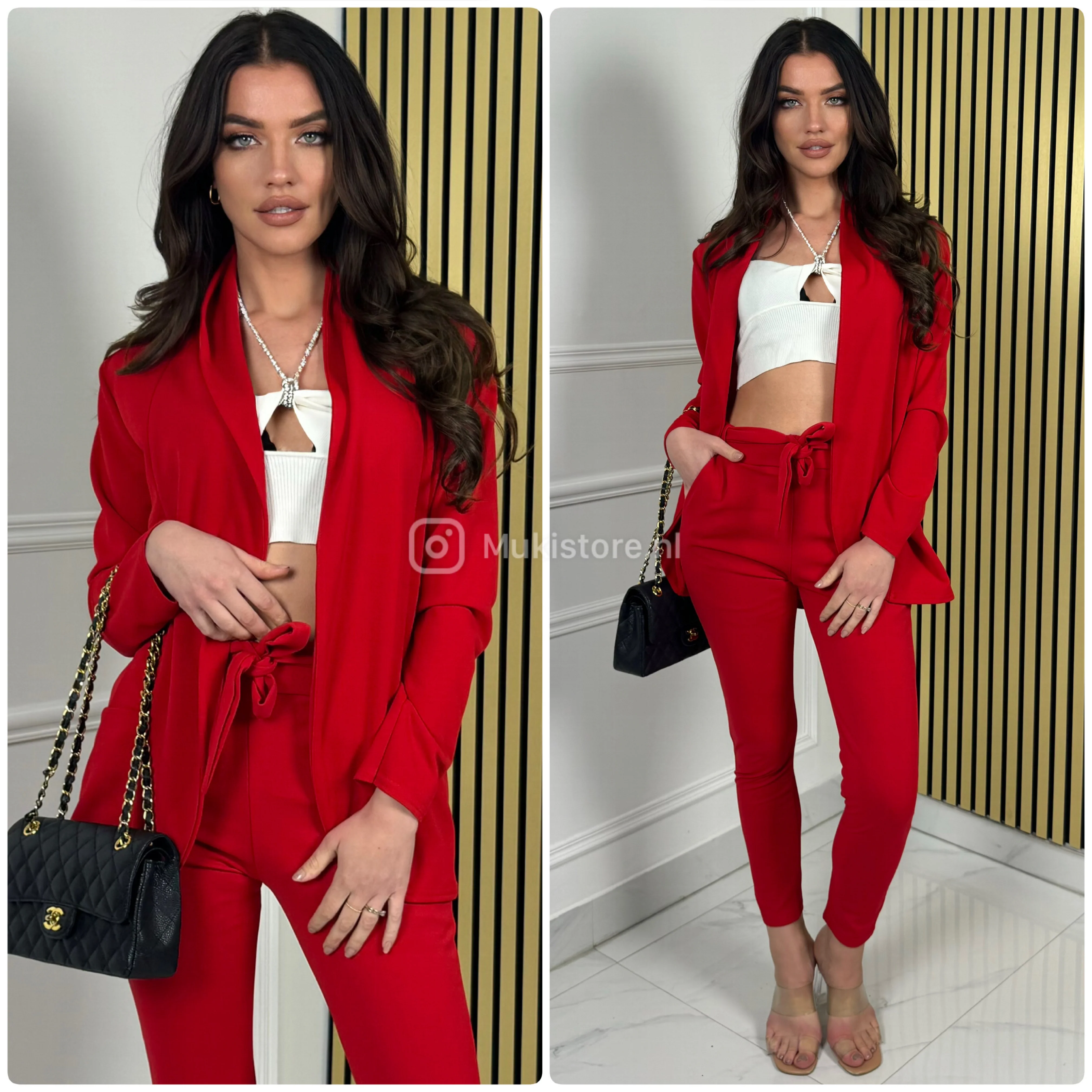 Basic Blazer + Pants Bow Musthave Set - Image 16