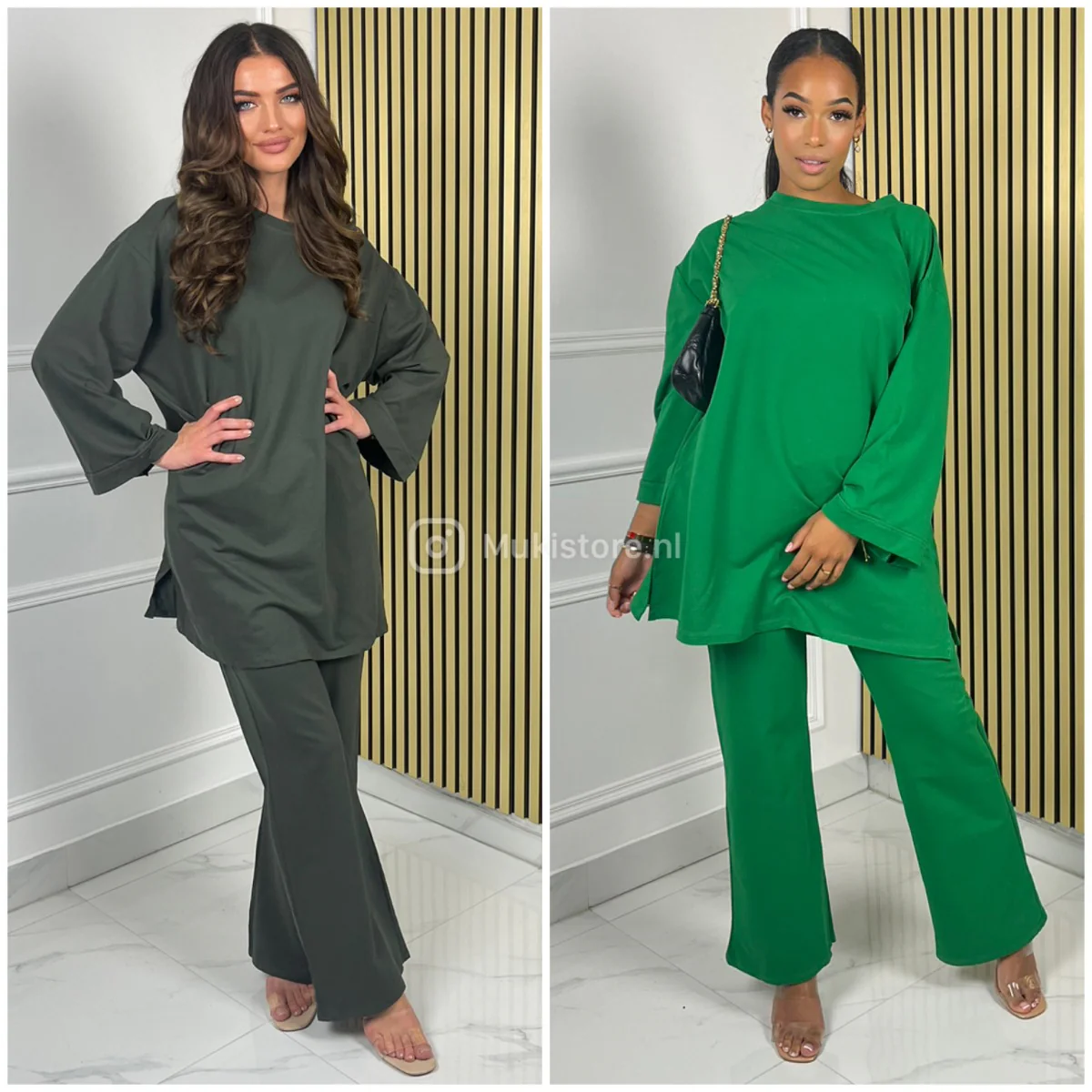 Basic Oversized Jessy Cotton Wide Leg Set - Image 9