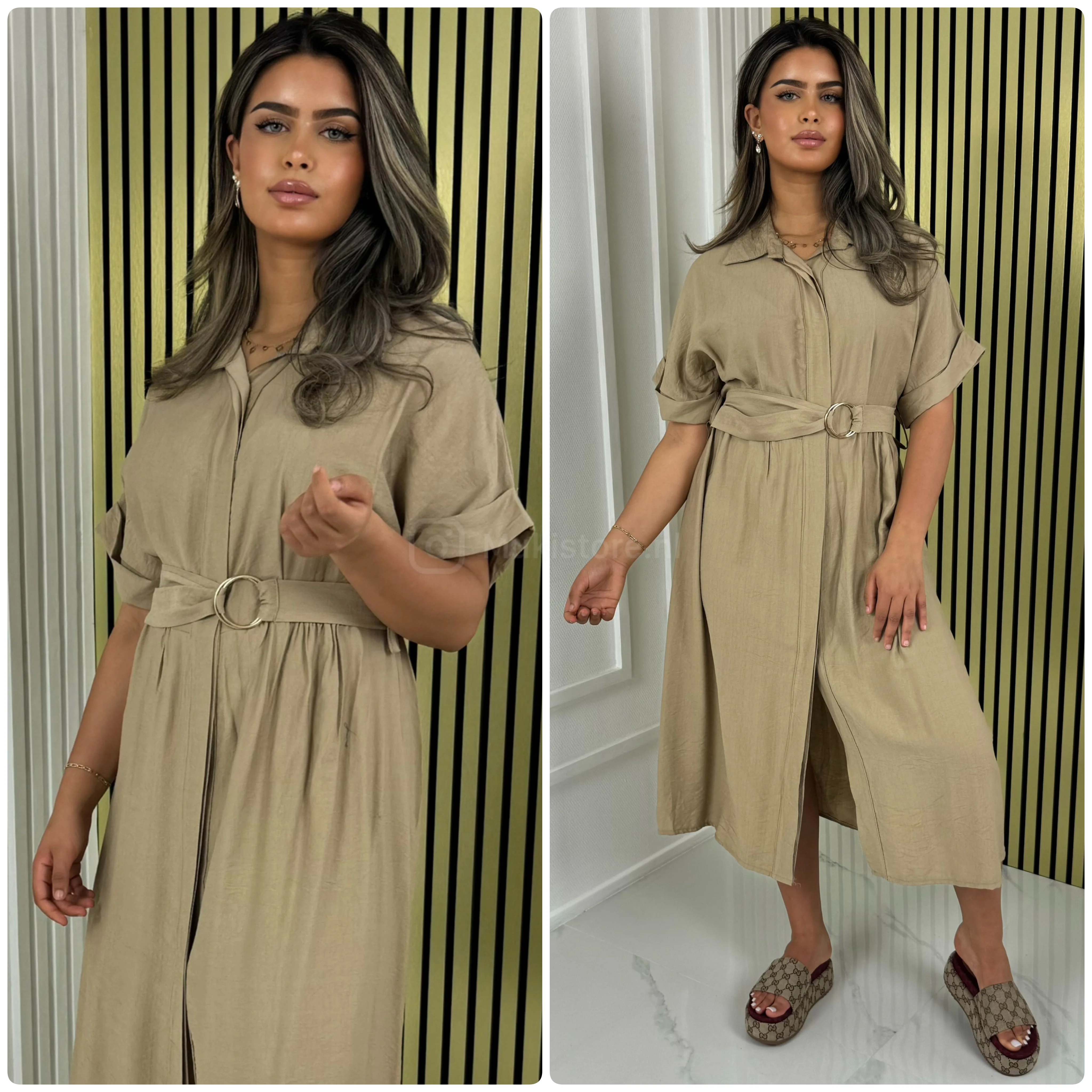 Blouse Dress Ring Tie Belt Detail - Image 13