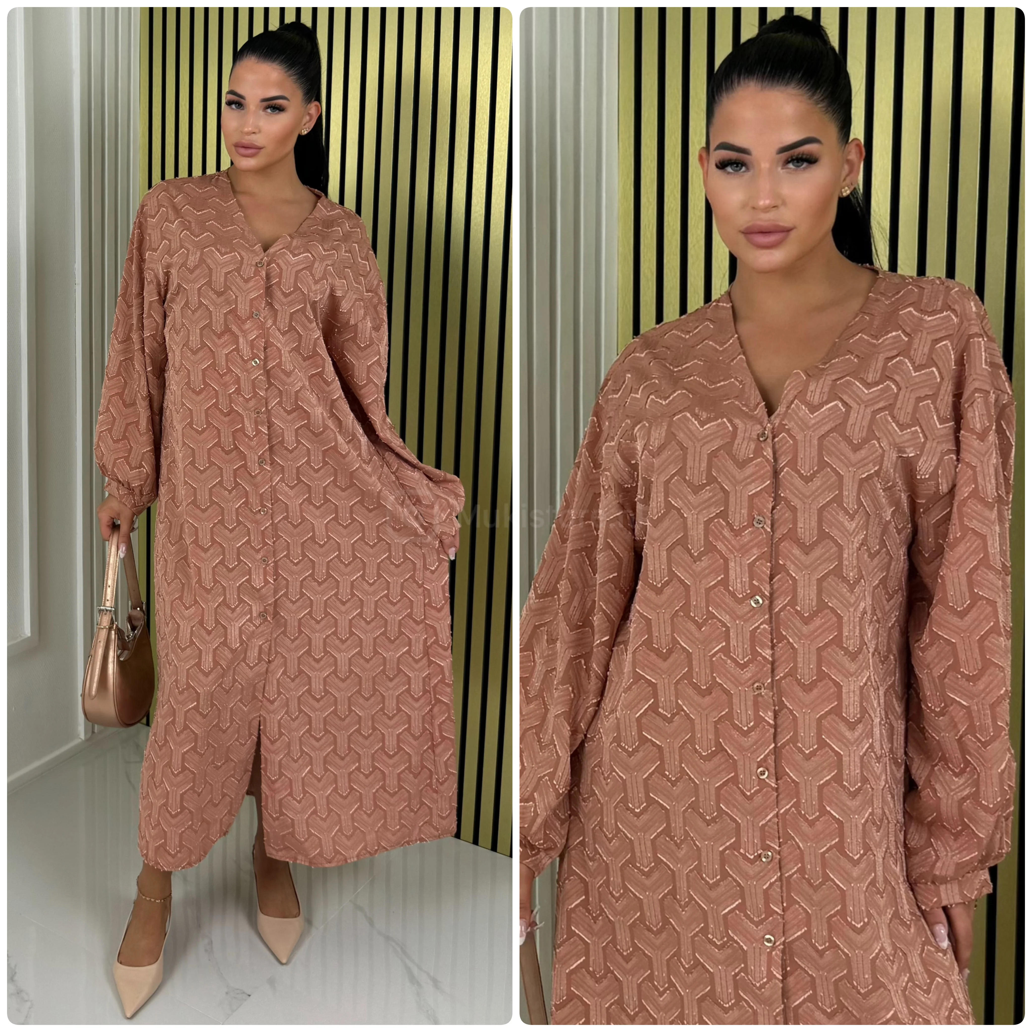 Blouse Maxi Dress Special Y Material - Image 15