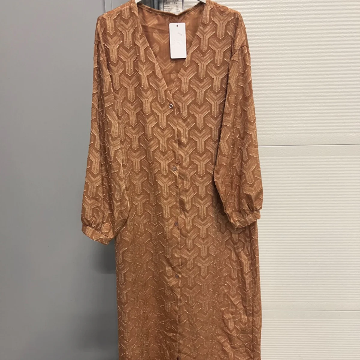 Blouse Maxi Dress Special Y Material - Image 7