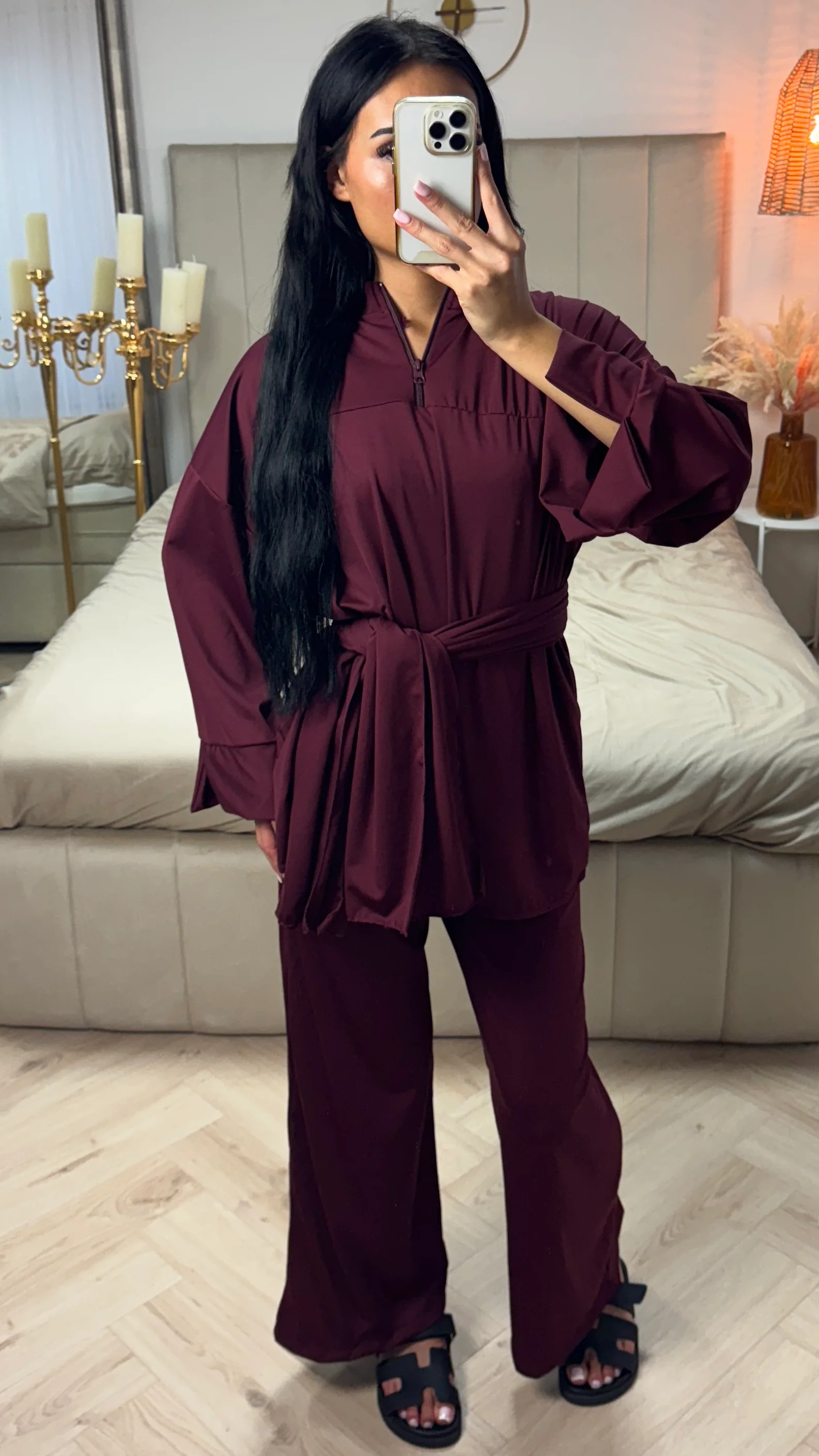 Burkini met Ritssluiting en Hijab – Splitmouwen Design - Image 6