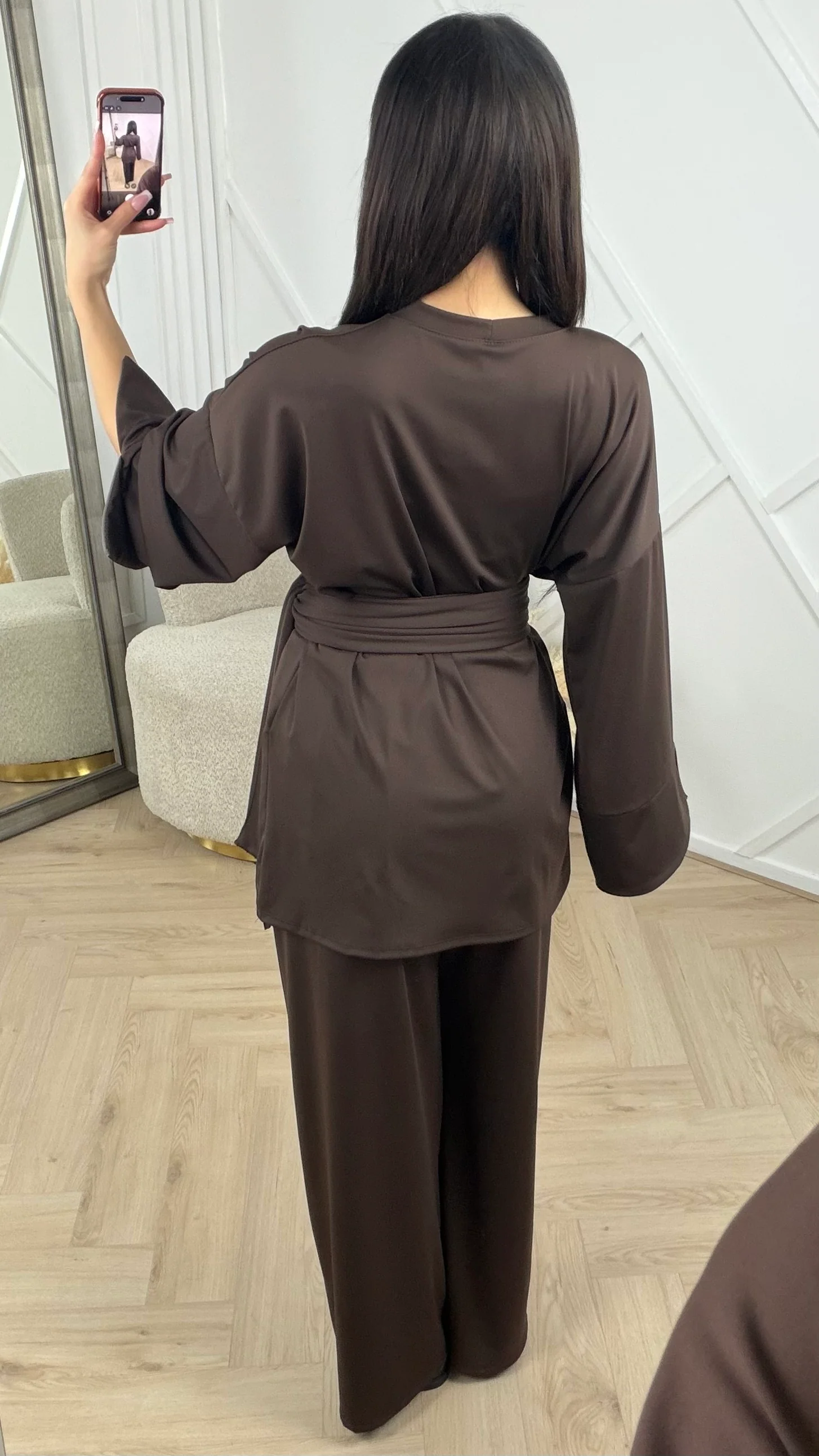 PRE ORDER Burkini Set met Contrastdetails en Ronde Hals WORDT 22-07 VERZONDEN - Image 11