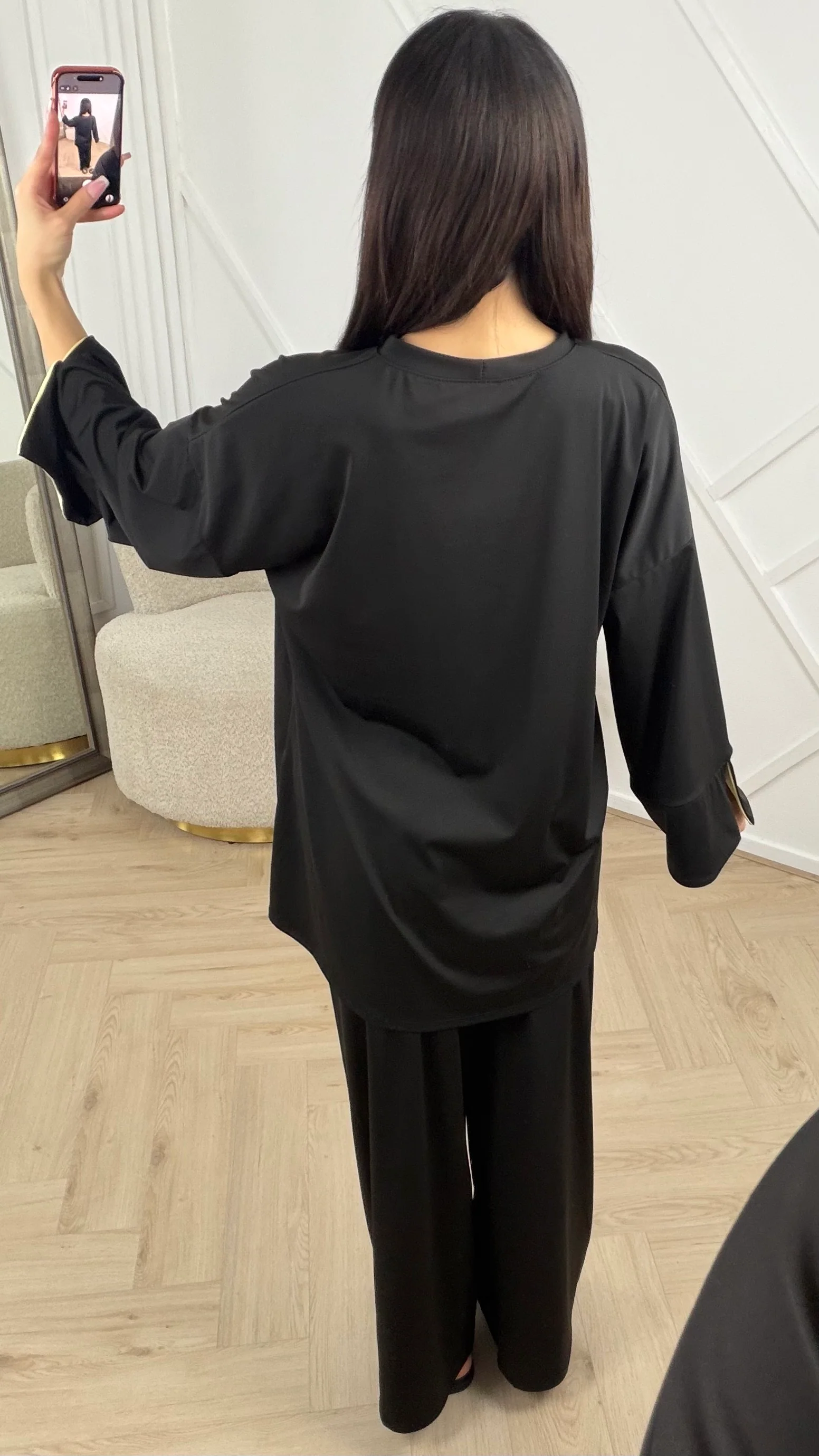 PRE ORDER Burkini Set met Contrastdetails en Ronde Hals WORDT 22-07 VERZONDEN - Image 15