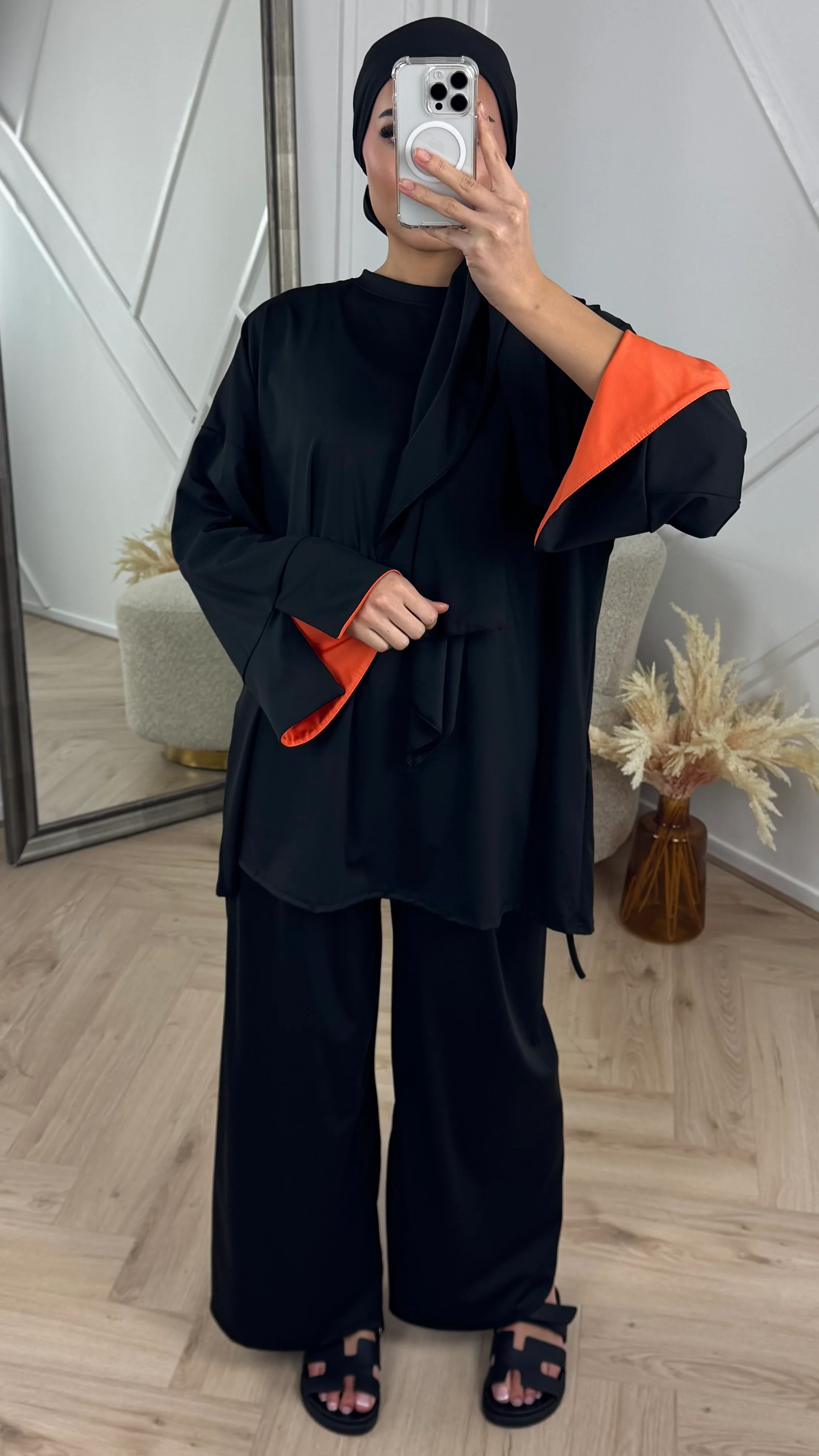 PRE ORDER Burkini Set met Contrastdetails en Ronde Hals WORDT 22-07 VERZONDEN - Image 17