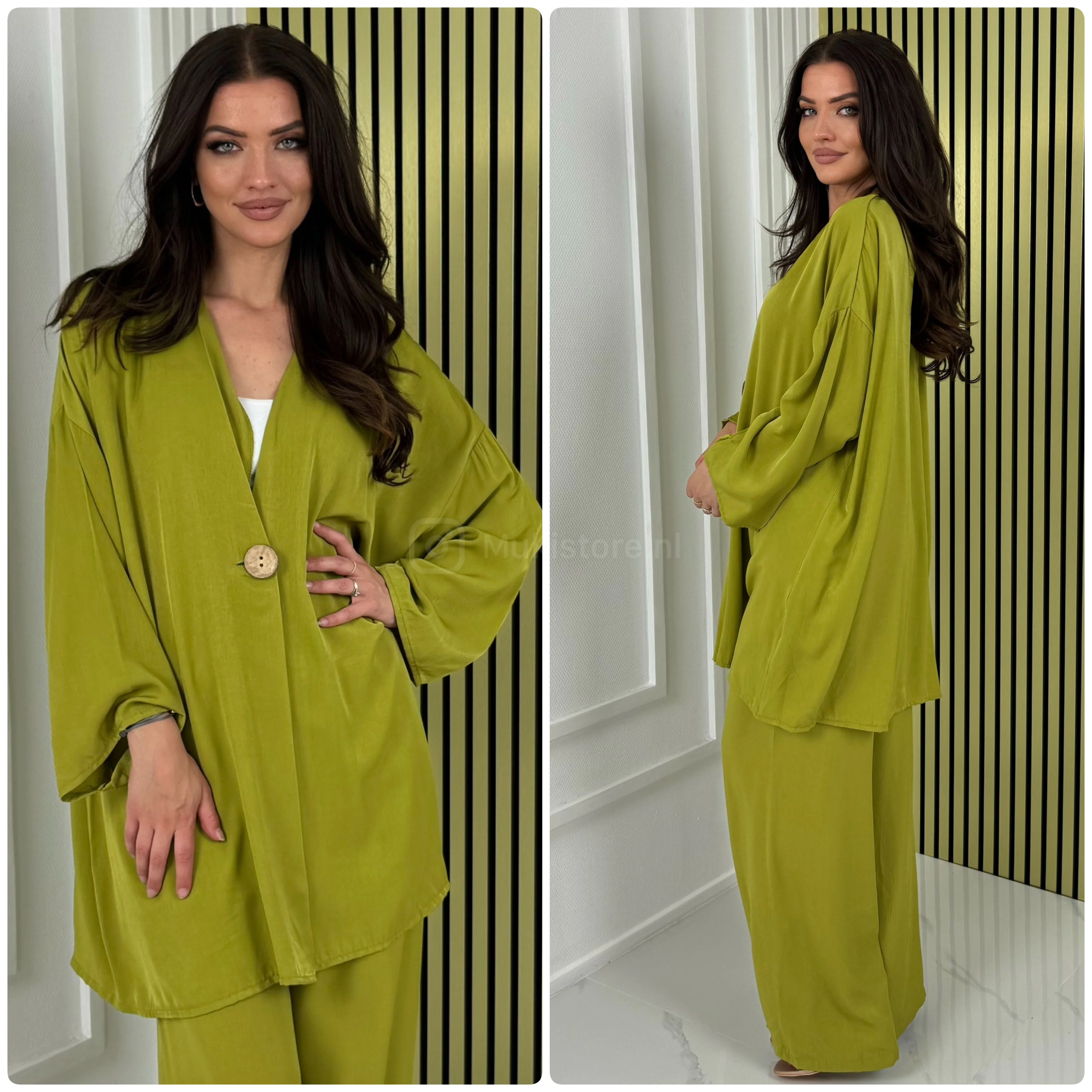 Button Detail Oversized Set - Image 13