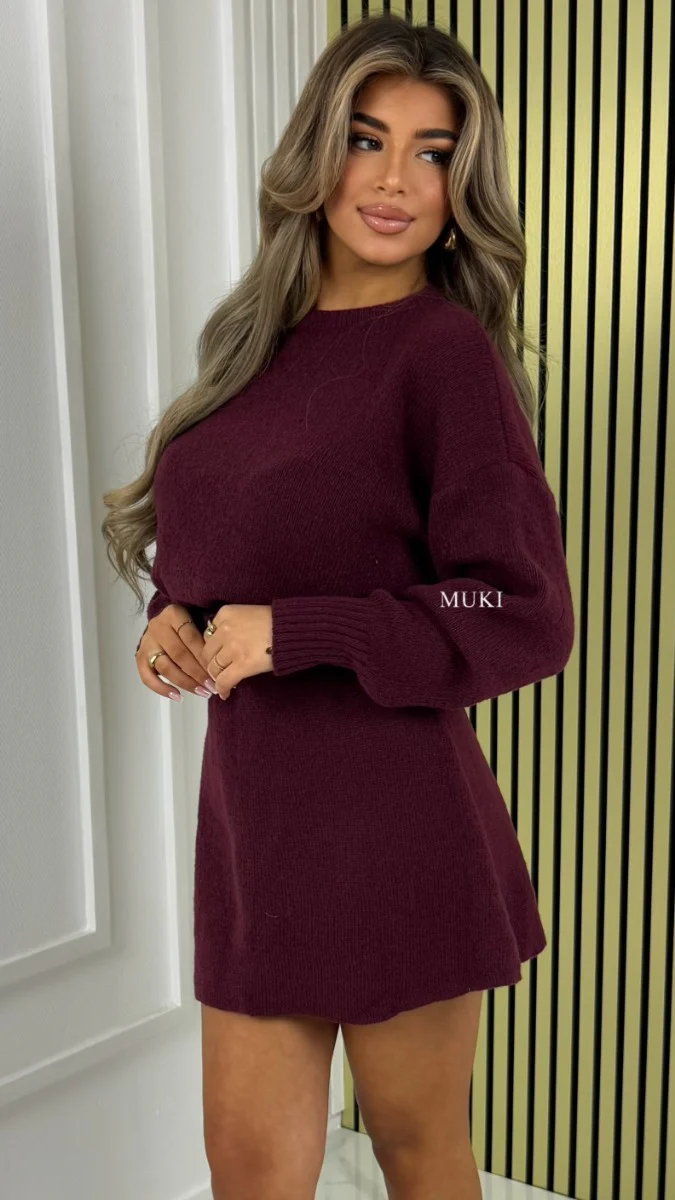BY FARAH Essential Knit Crop Sweater Skirt Set - Image 8