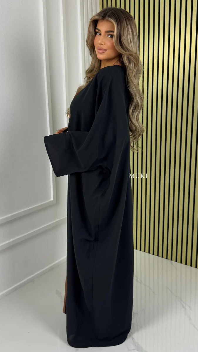 BY FARAH Premium Golden Locks Kimono Brown Details - Image 4