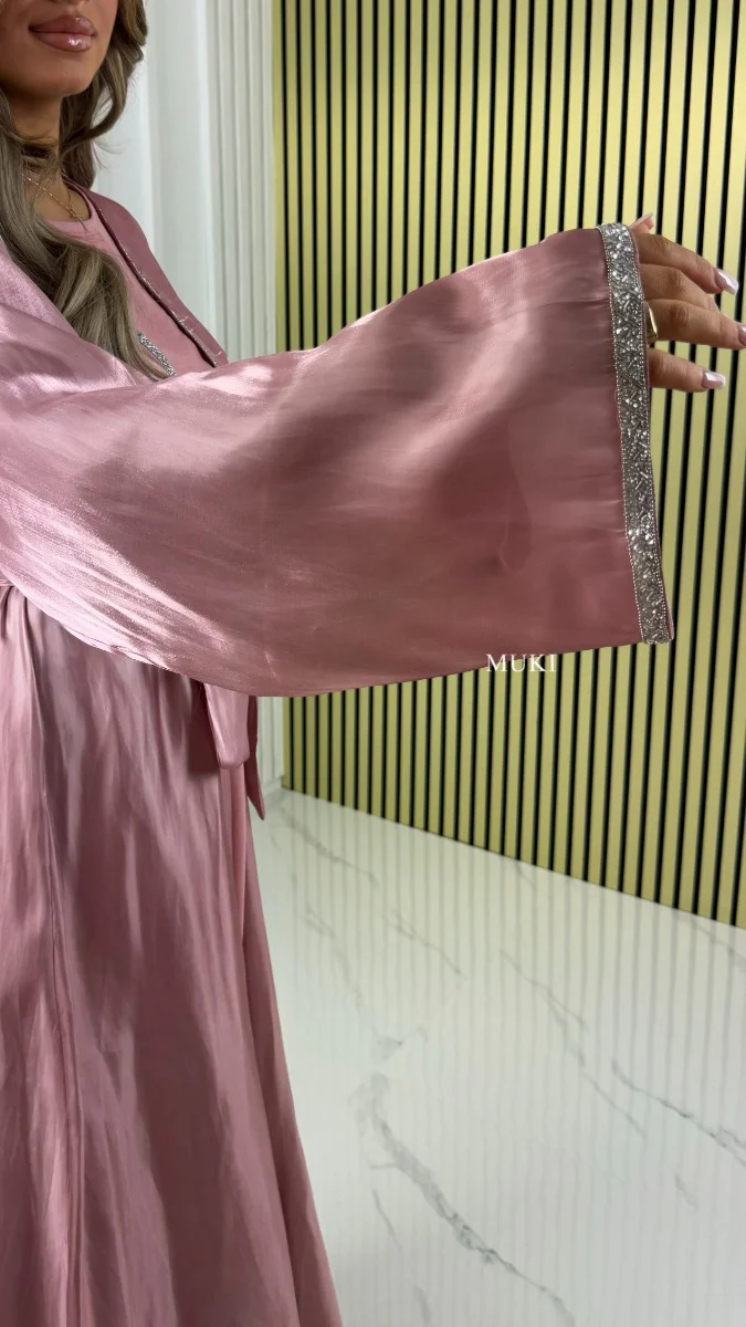 BY FARAH  Special Tie Belt Diamond Kimono + Long Sleeve Underdress - Image 8