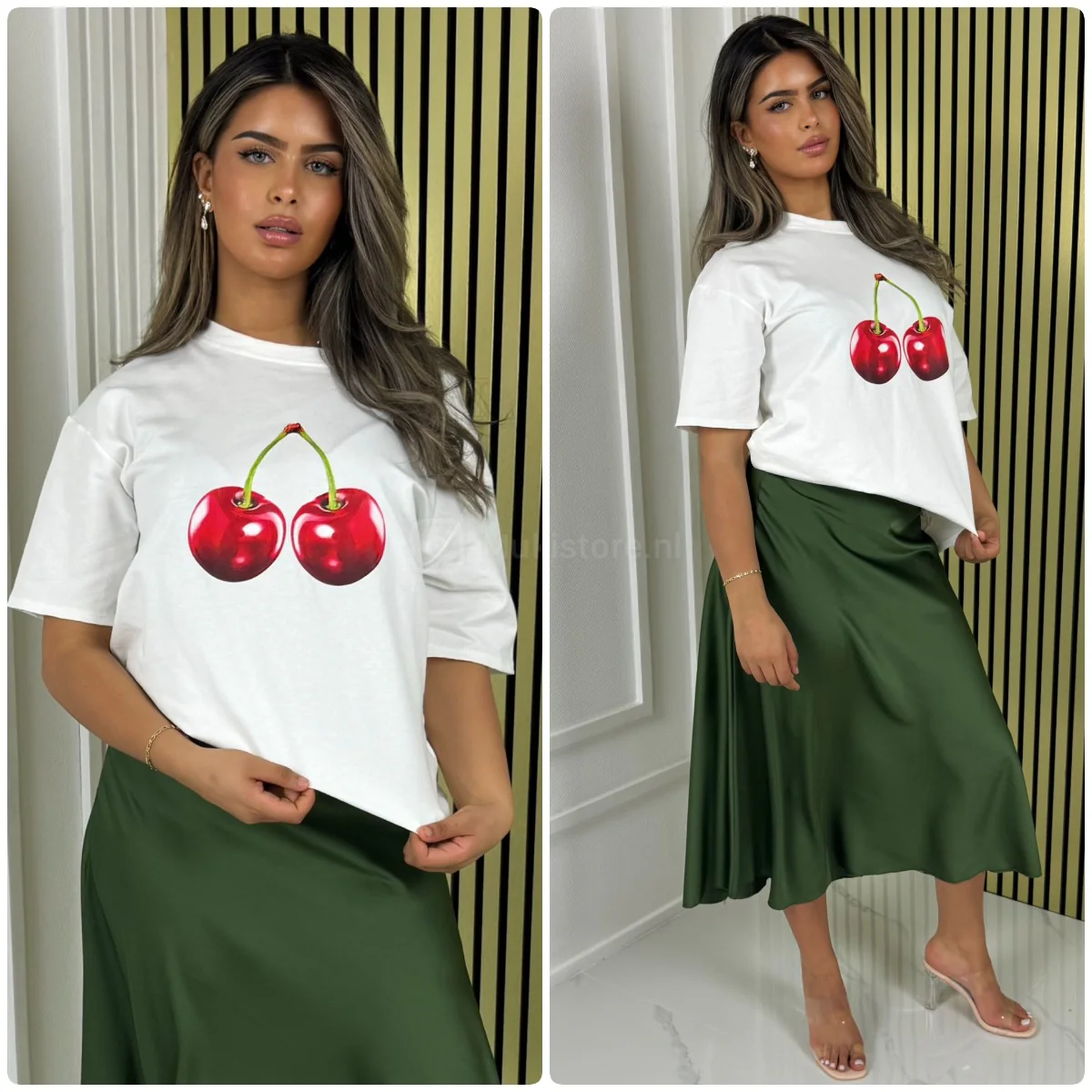 Cherry Oversized T-Shirt - Image 2
