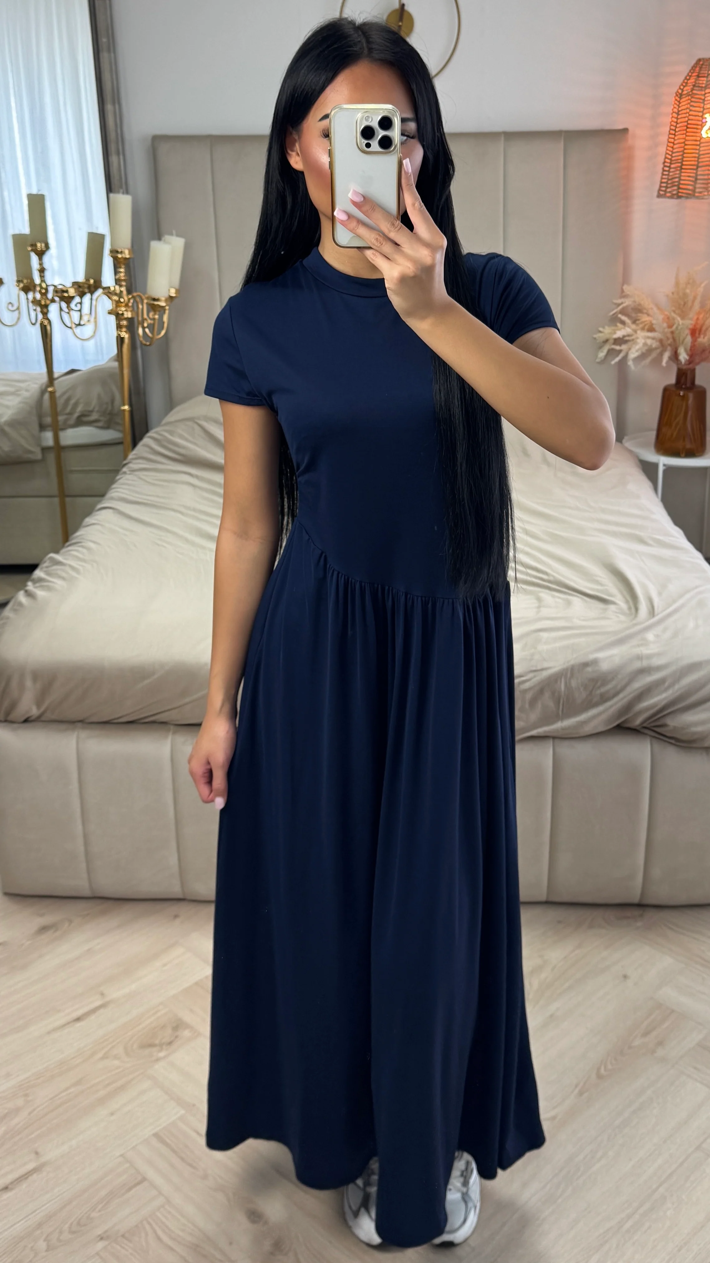 Combined T-shirt Skirt Dress - Image 14