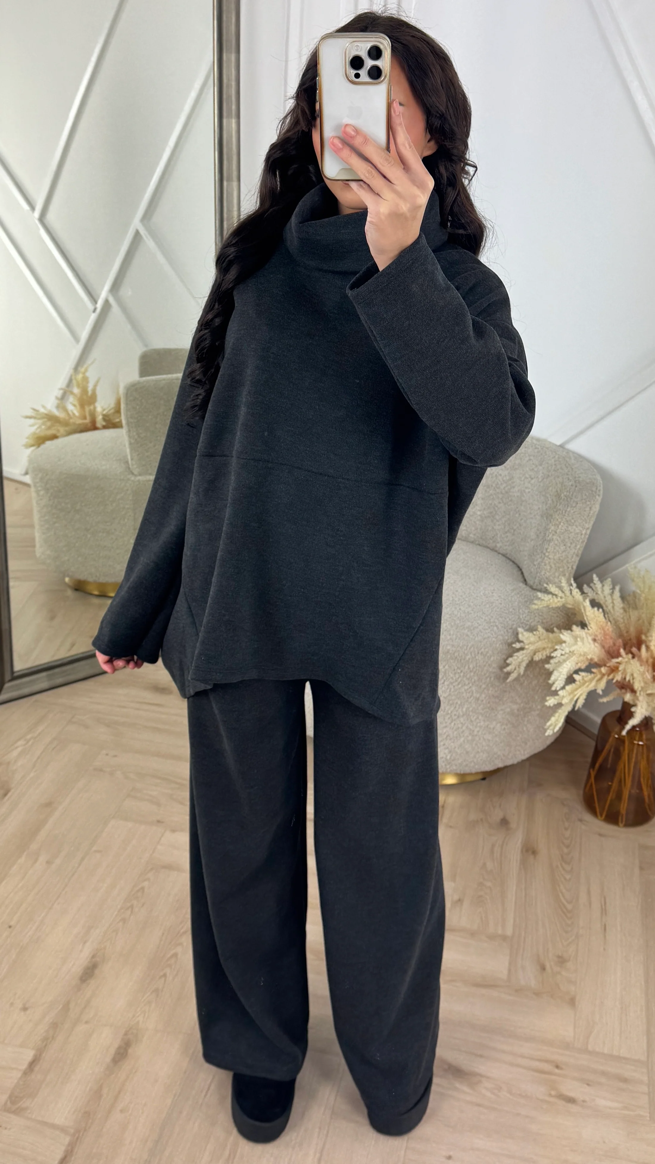 Comfy Fleece Two-Piece Set met Hoge Kraag - Image 4