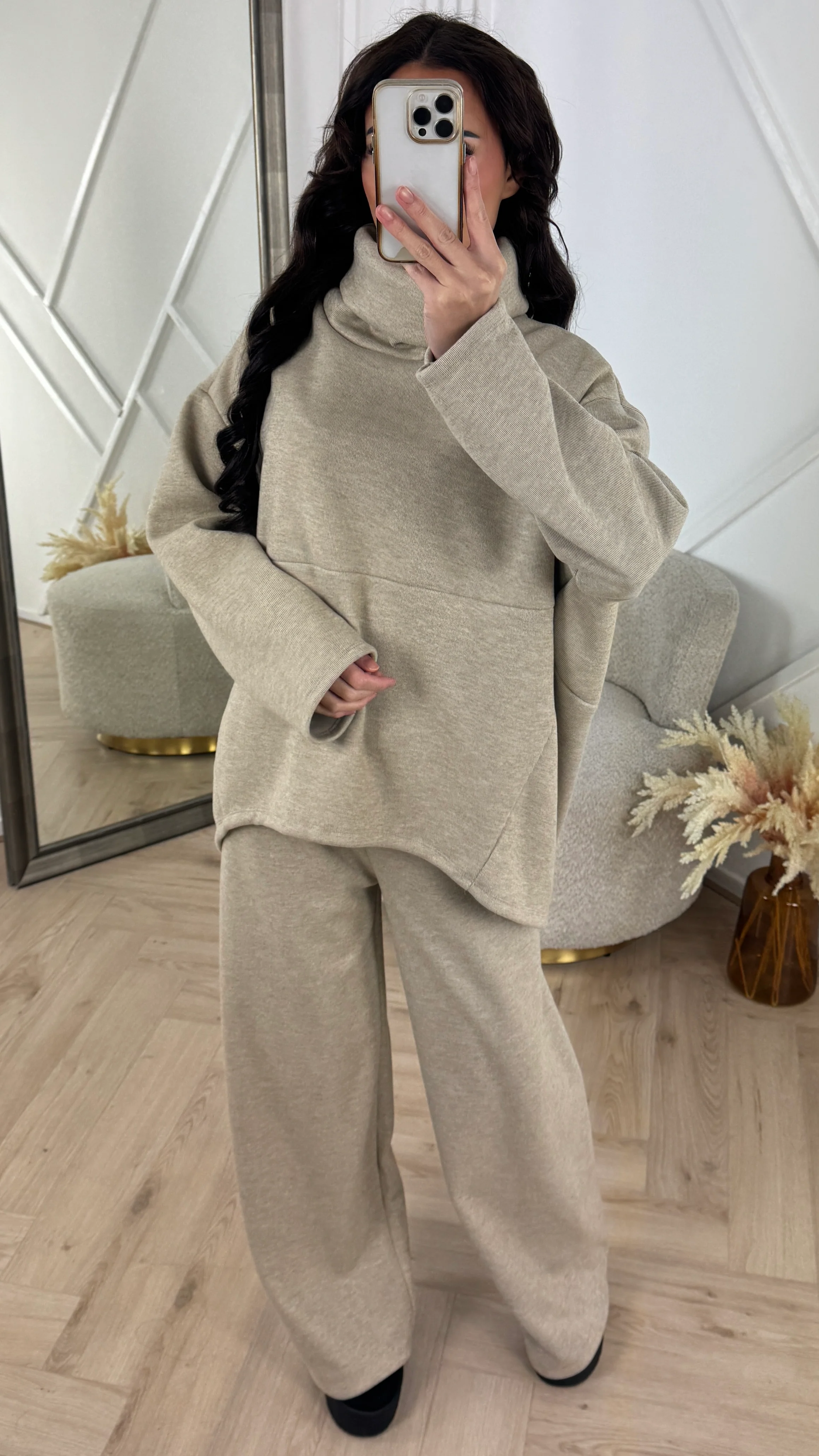 Comfy Fleece Two-Piece Set met Hoge Kraag - Image 6