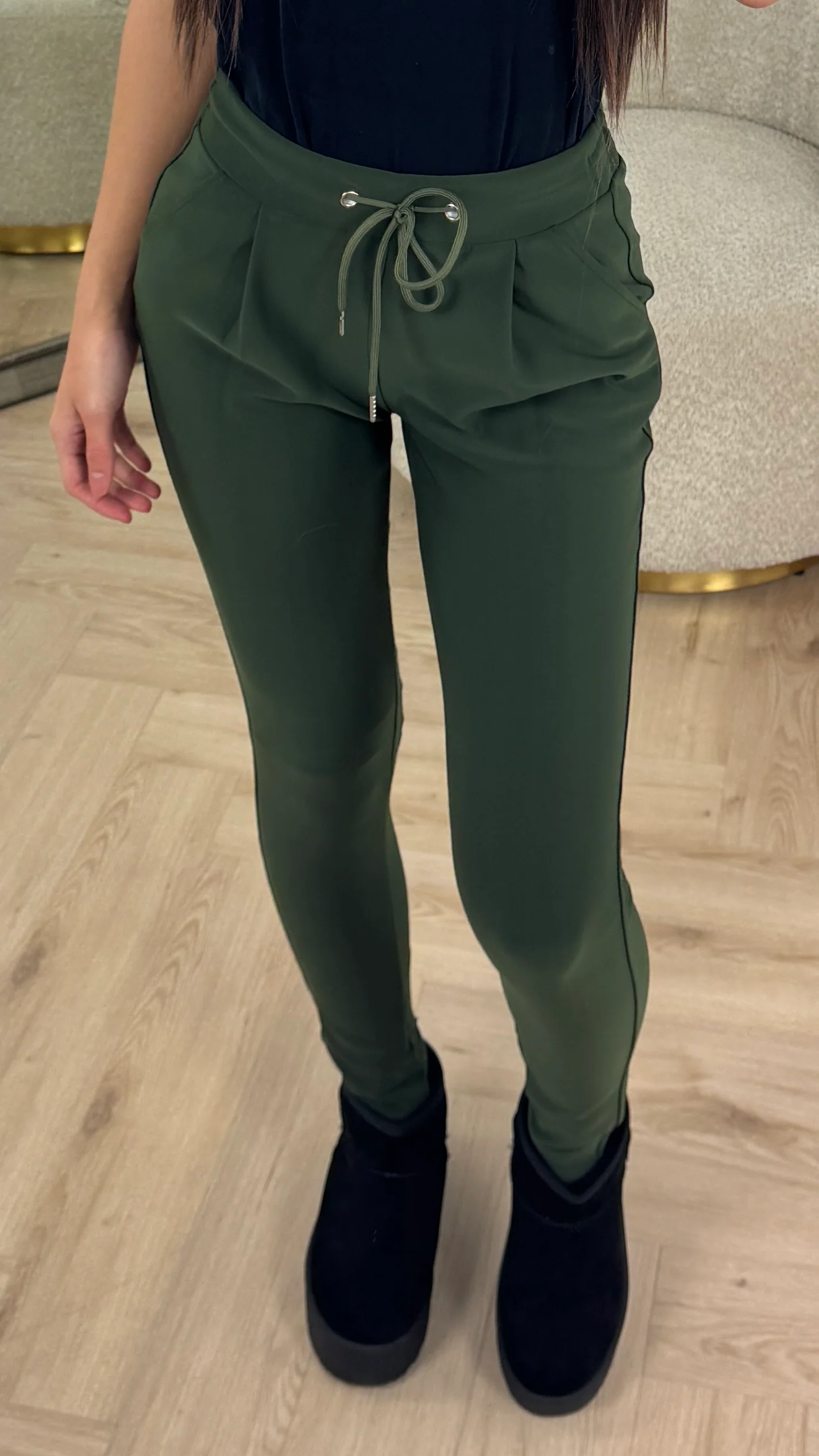 Comfy Stretch Broek met Koordsluiting 371 - Image 2