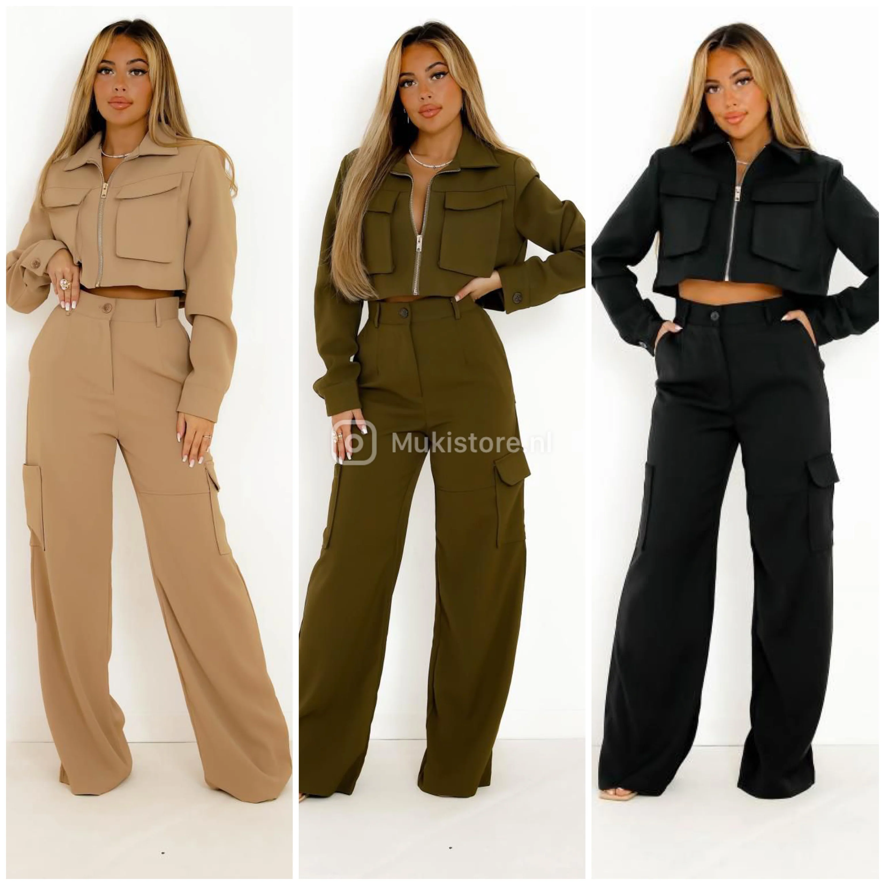 Crop Cargo Set Big Pockets - Image 16