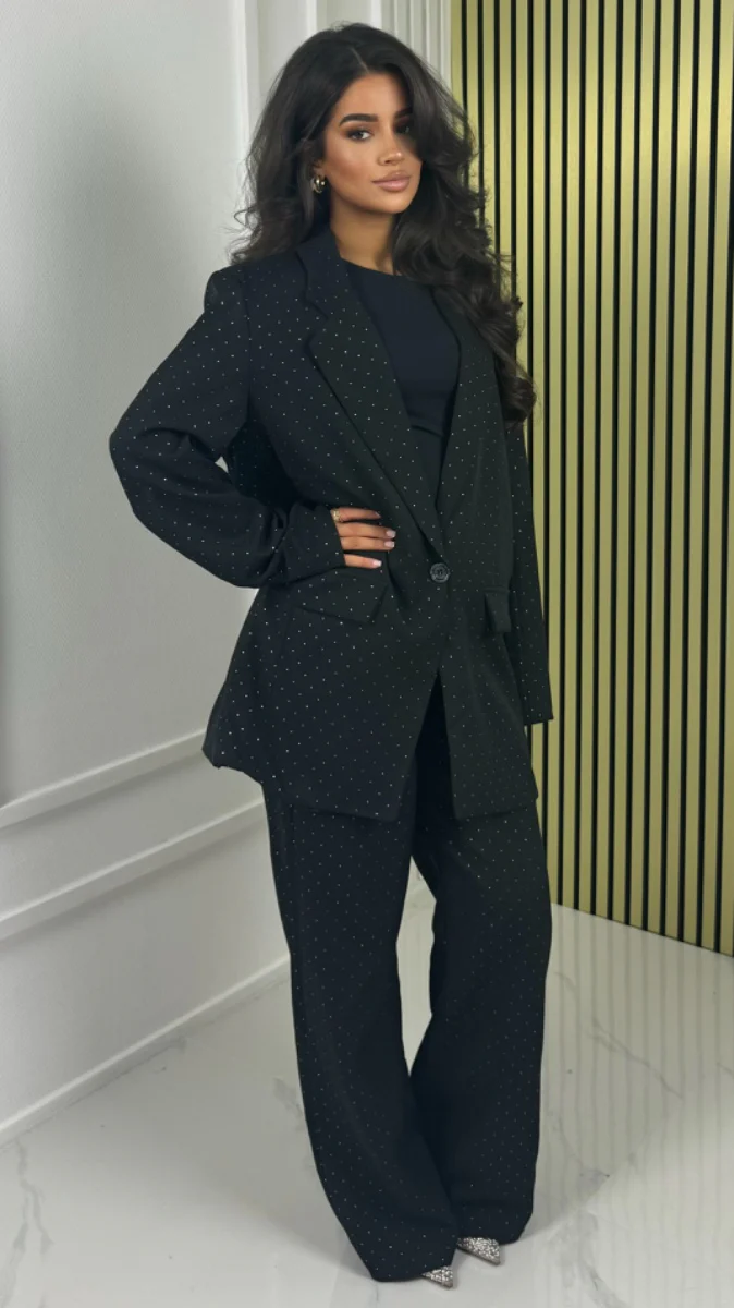Diamond Oversized Blazer Set - Image 3