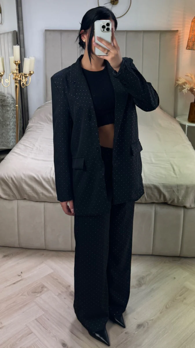 Diamond Oversized Blazer Set - Image 8