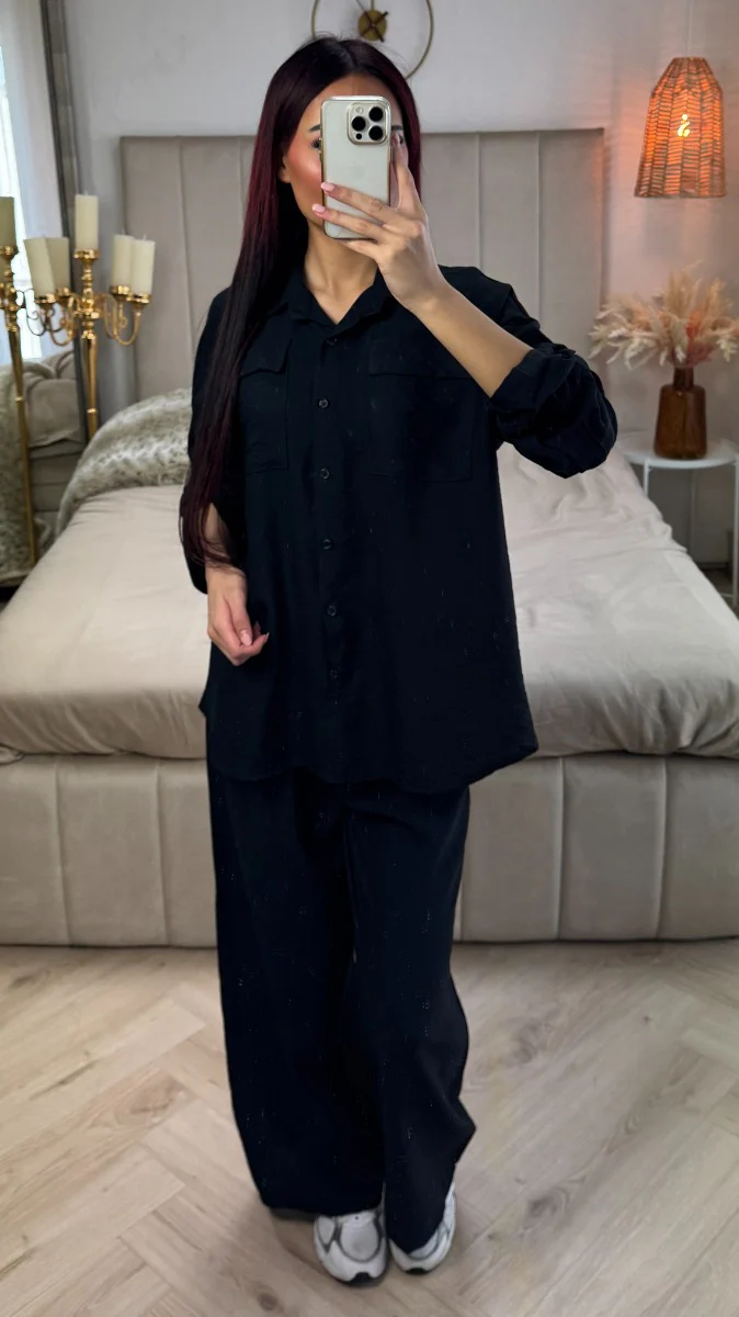 Essential Blouse Set Pocket Detail - Image 9