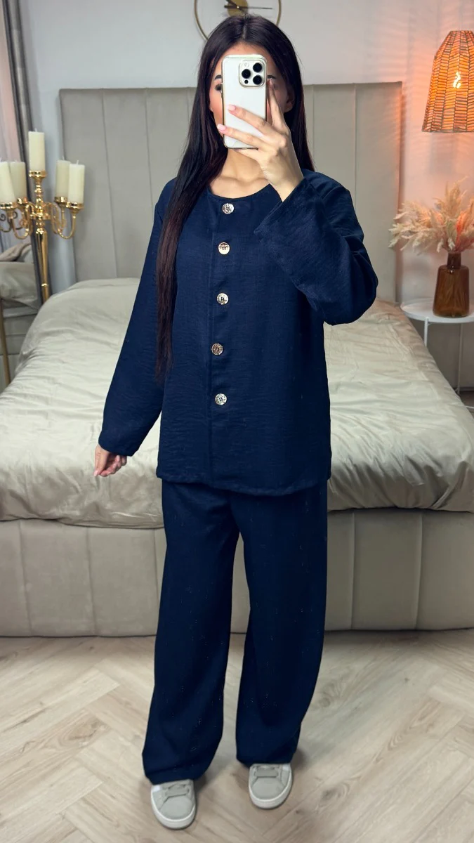 Essential Golden Buttons Linnenlook Set - Image 2