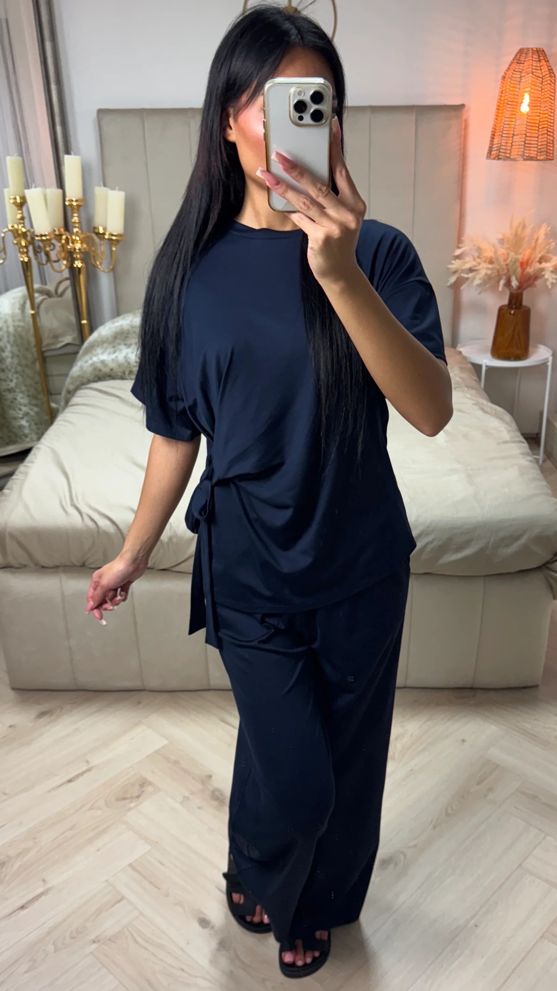 Essential Soft Touch Set Knot Tie Waist Detail - Image 4
