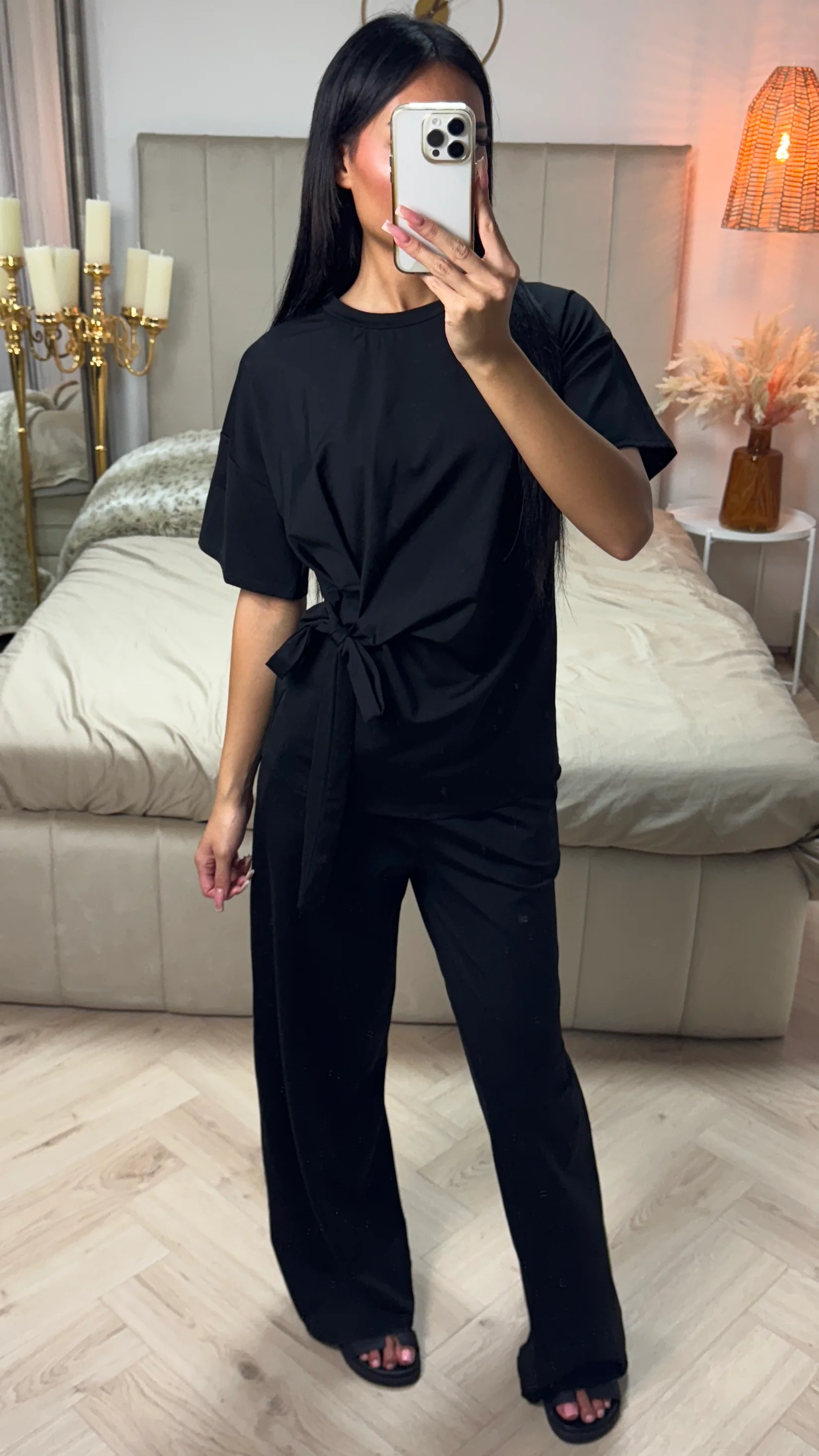 Essential Soft Touch Set Knot Tie Waist Detail - Image 7