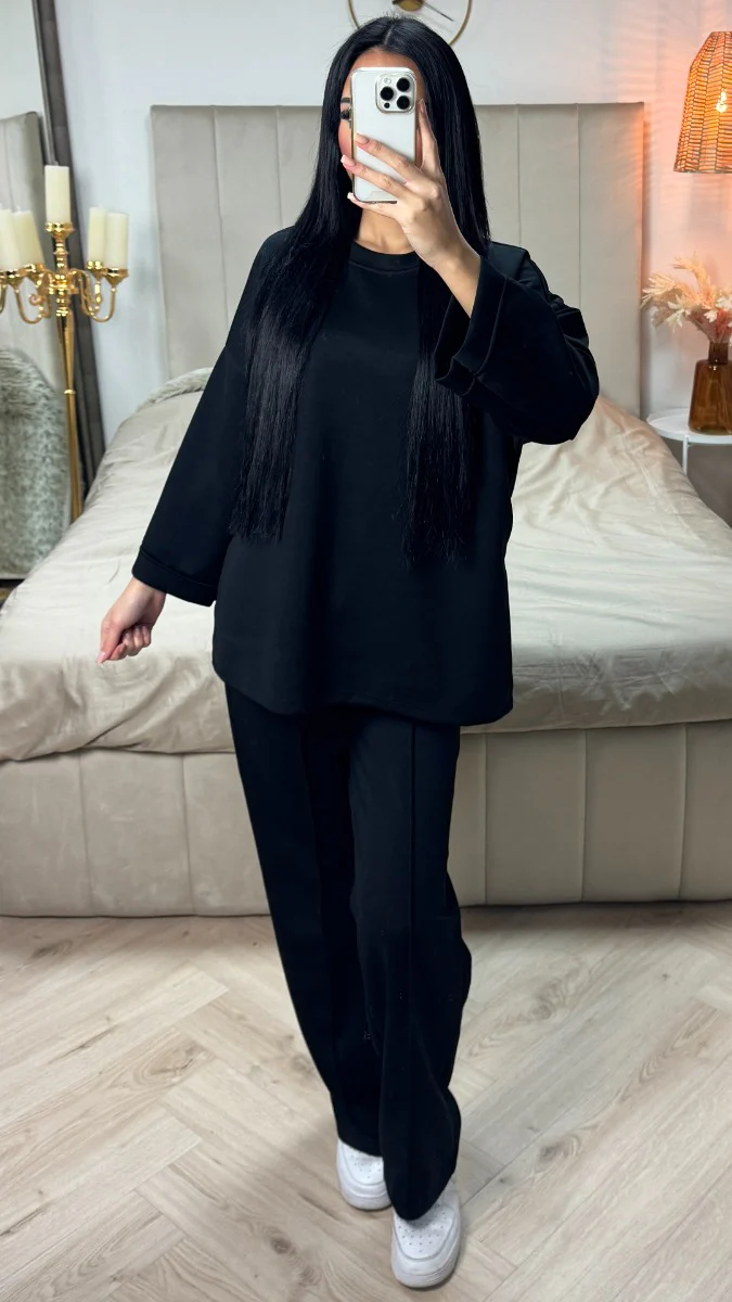 Essential Super Soft Mid Stripe Pants Set - Image 13