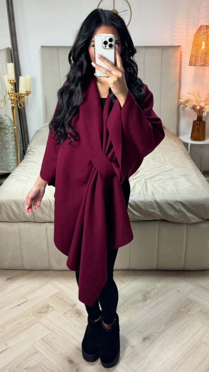 Essential Wrap Poncho Oversized - Image 12
