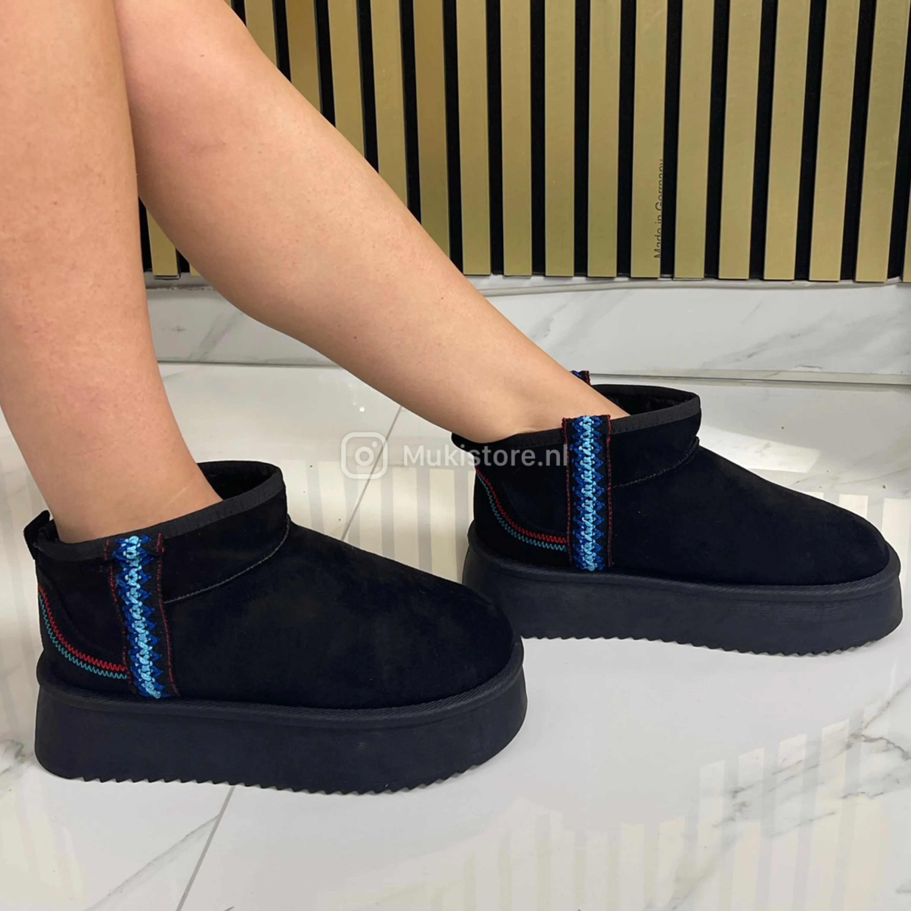 Famous Braid Platform Boots UA1833 - Image 15