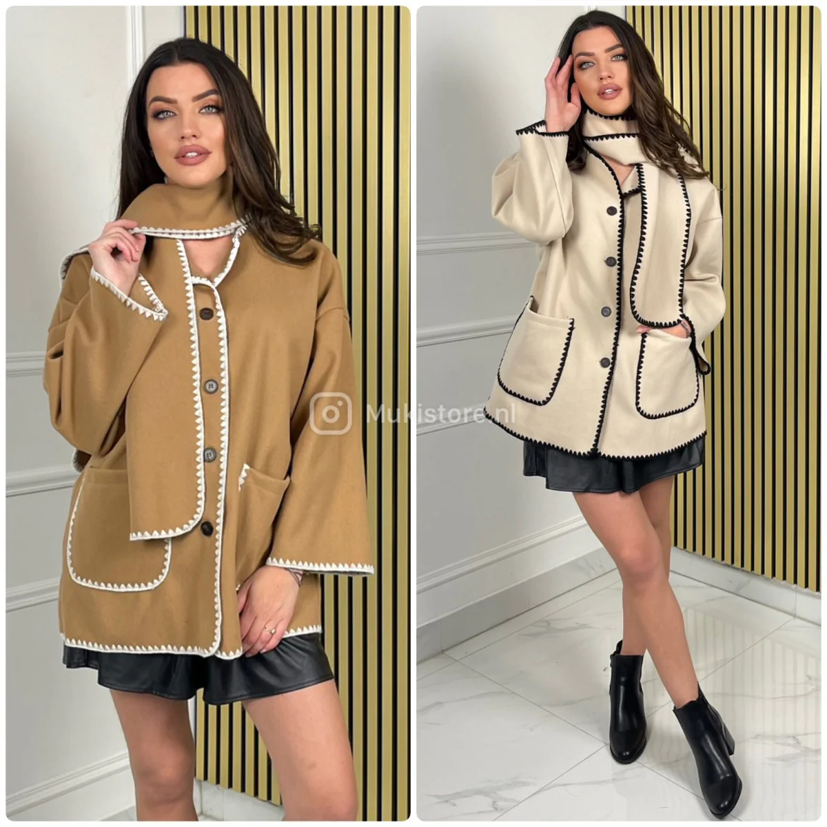 Famous Jacket Pockets + Shawl