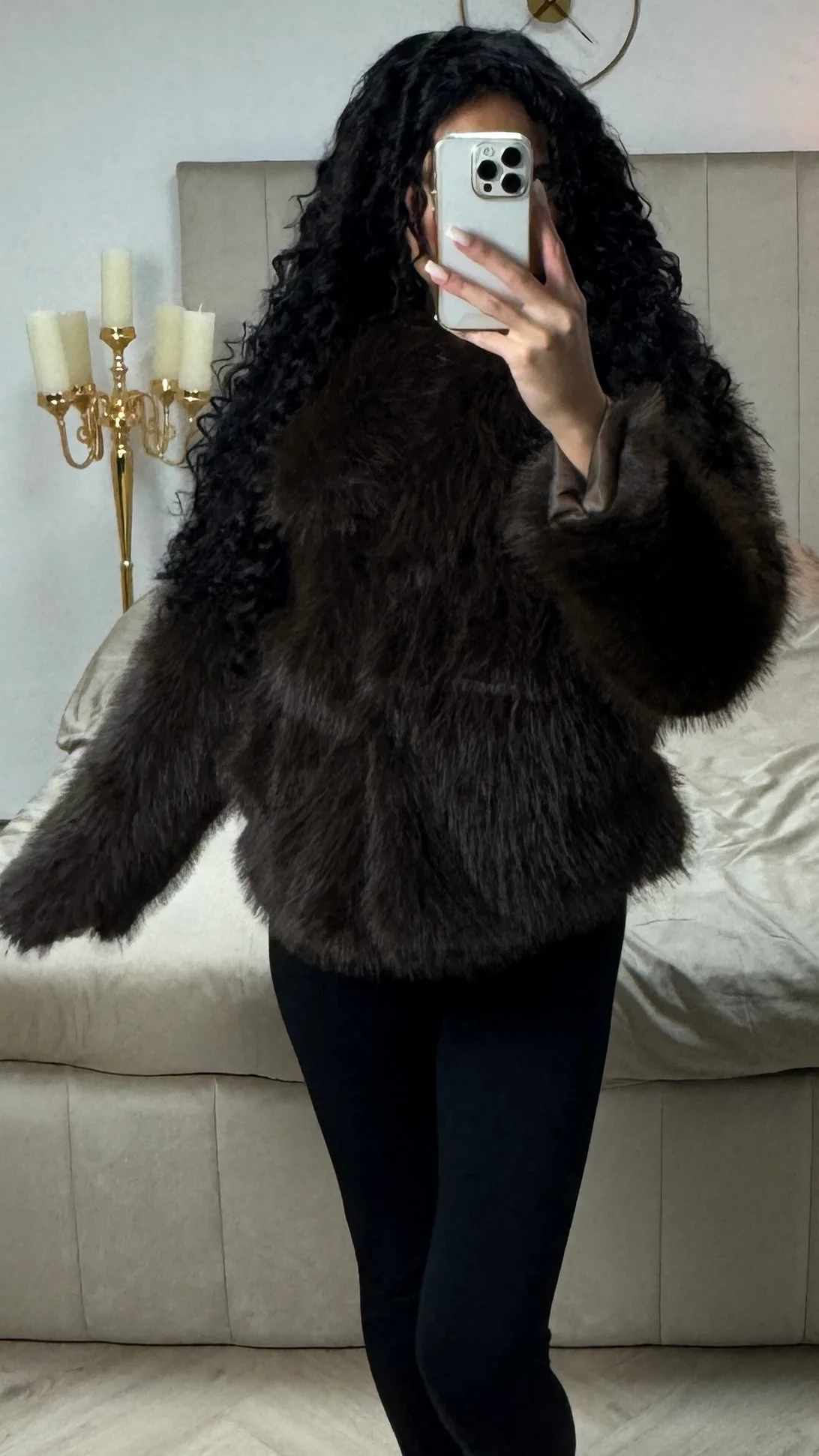 Faux Fur Teddy Jacket Collar - Image 13