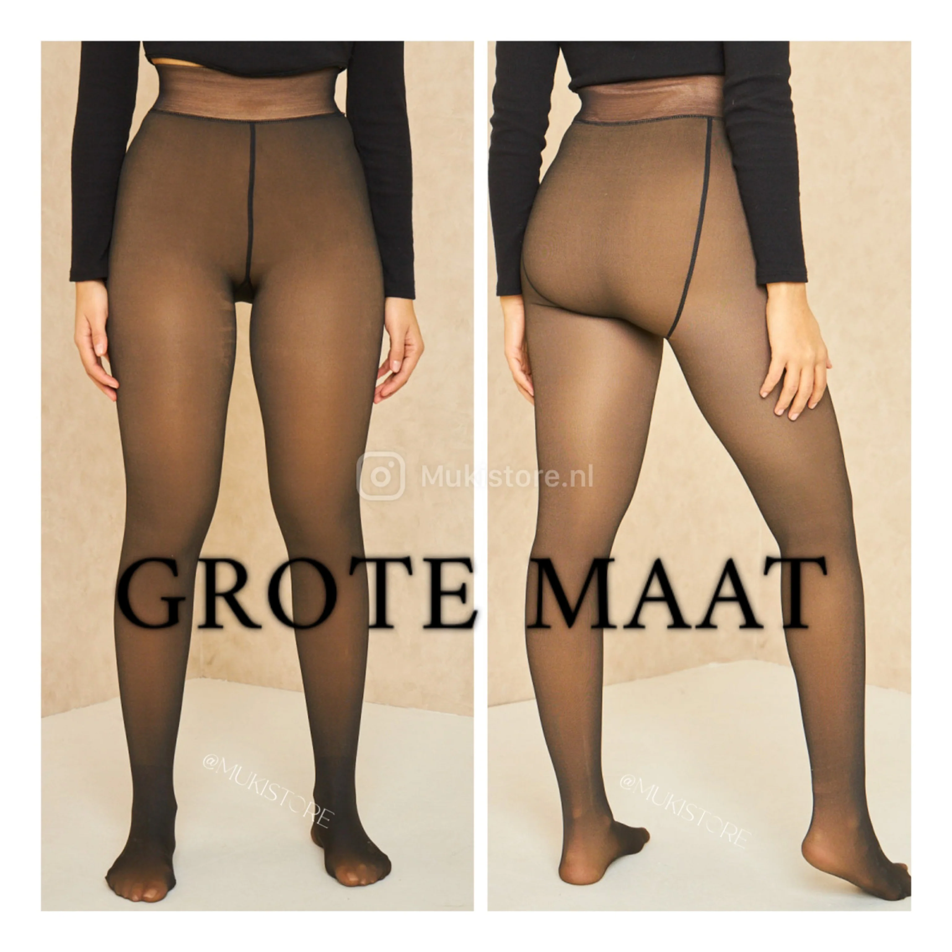 GROTE MAAT Anti ladder fleece panty super hit L/XL & XL/XXL - Image 3
