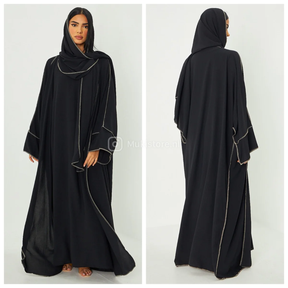 Headscarf Dress 3psc Kimono+Dress+Scarf Heavyweigth Quality - Image 4