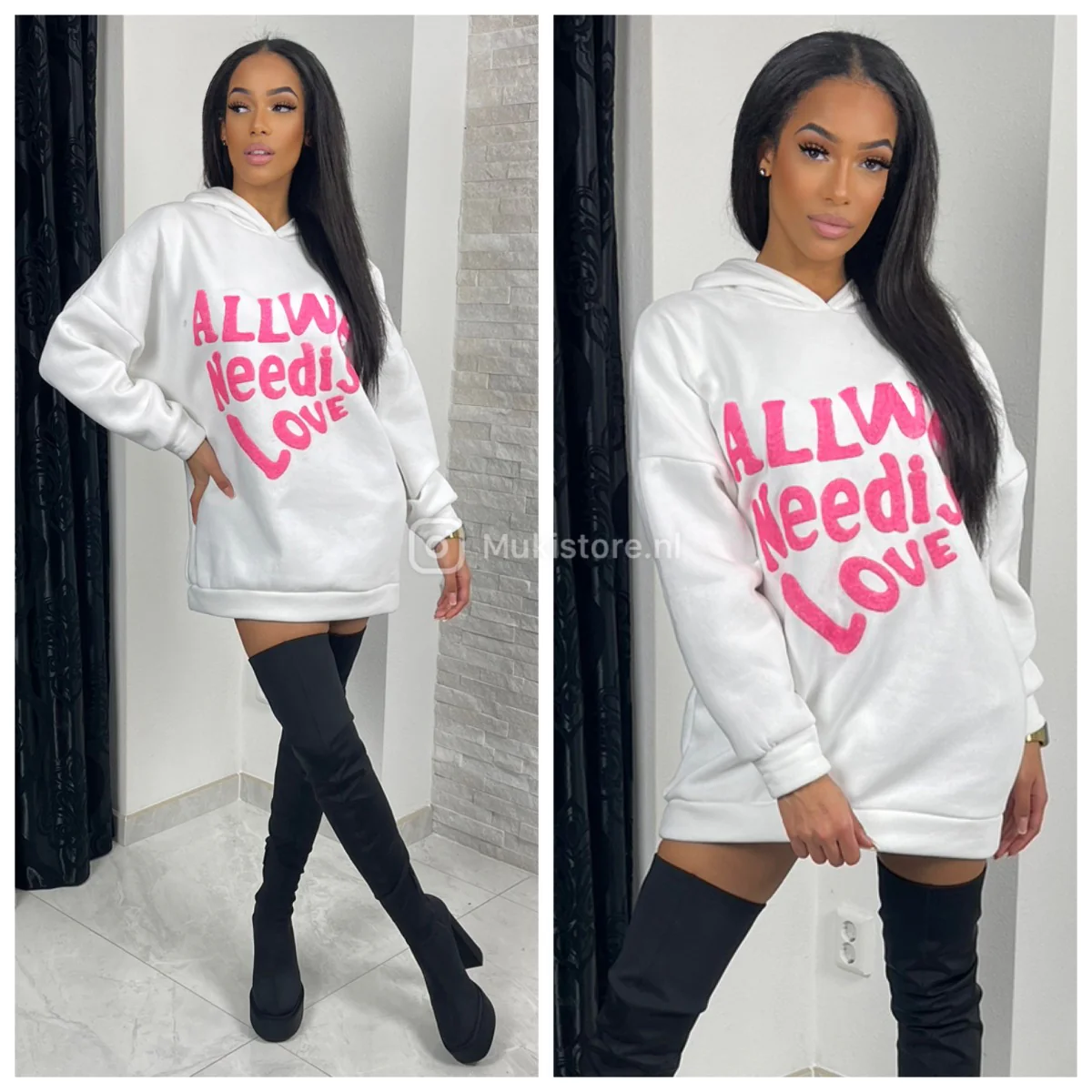 Hoodie All we need is love - Image 2