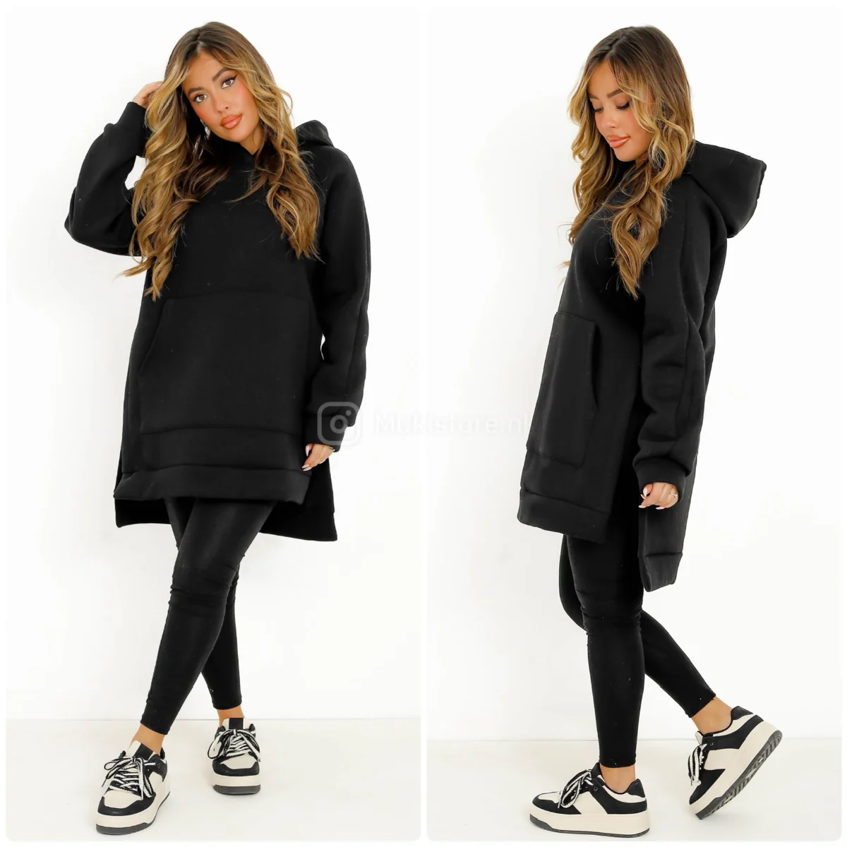Hoodie + Legging Set Side Splits
