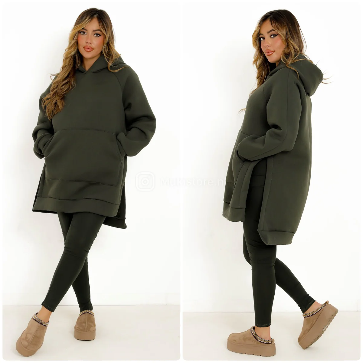 Hoodie + Legging Set Side Splits - Image 9