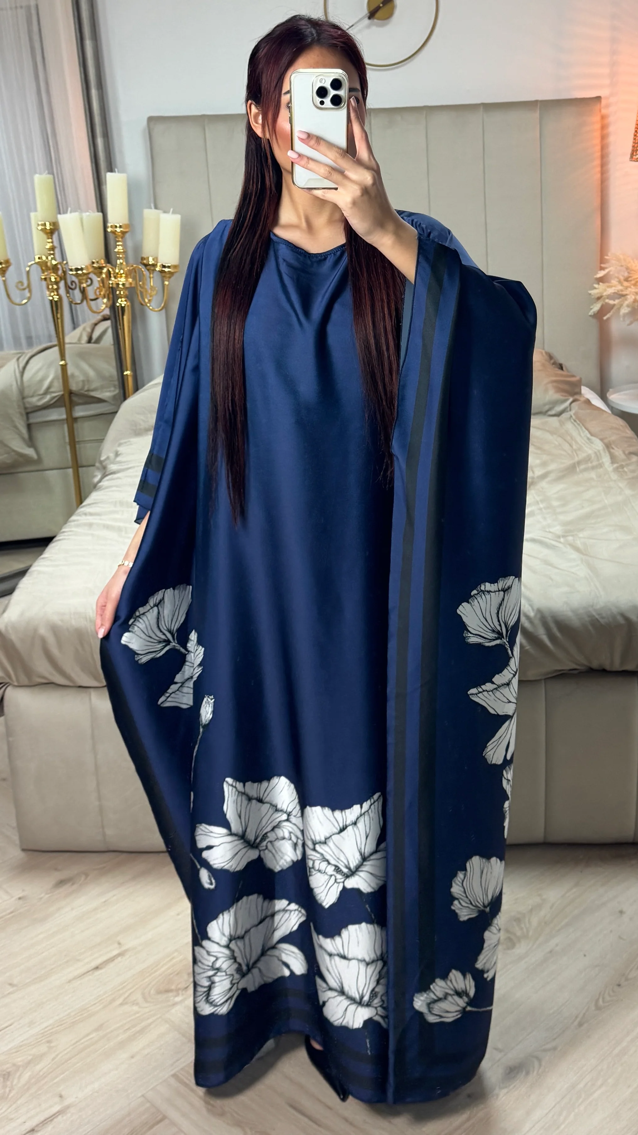 Inside Tie Belt Flower Print Dress - Image 18