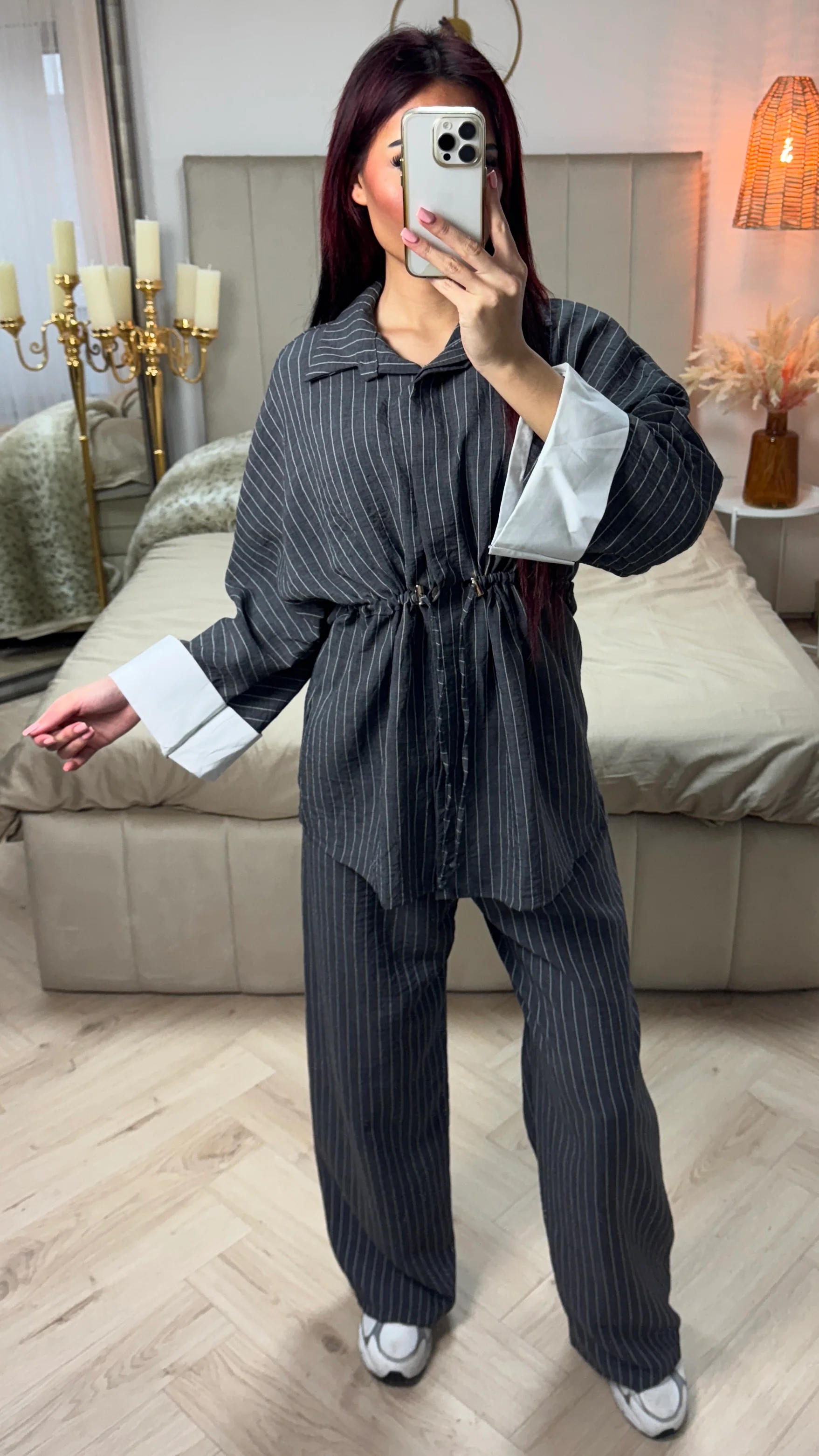 Integrated Waist Detail Stripes Set - Image 2