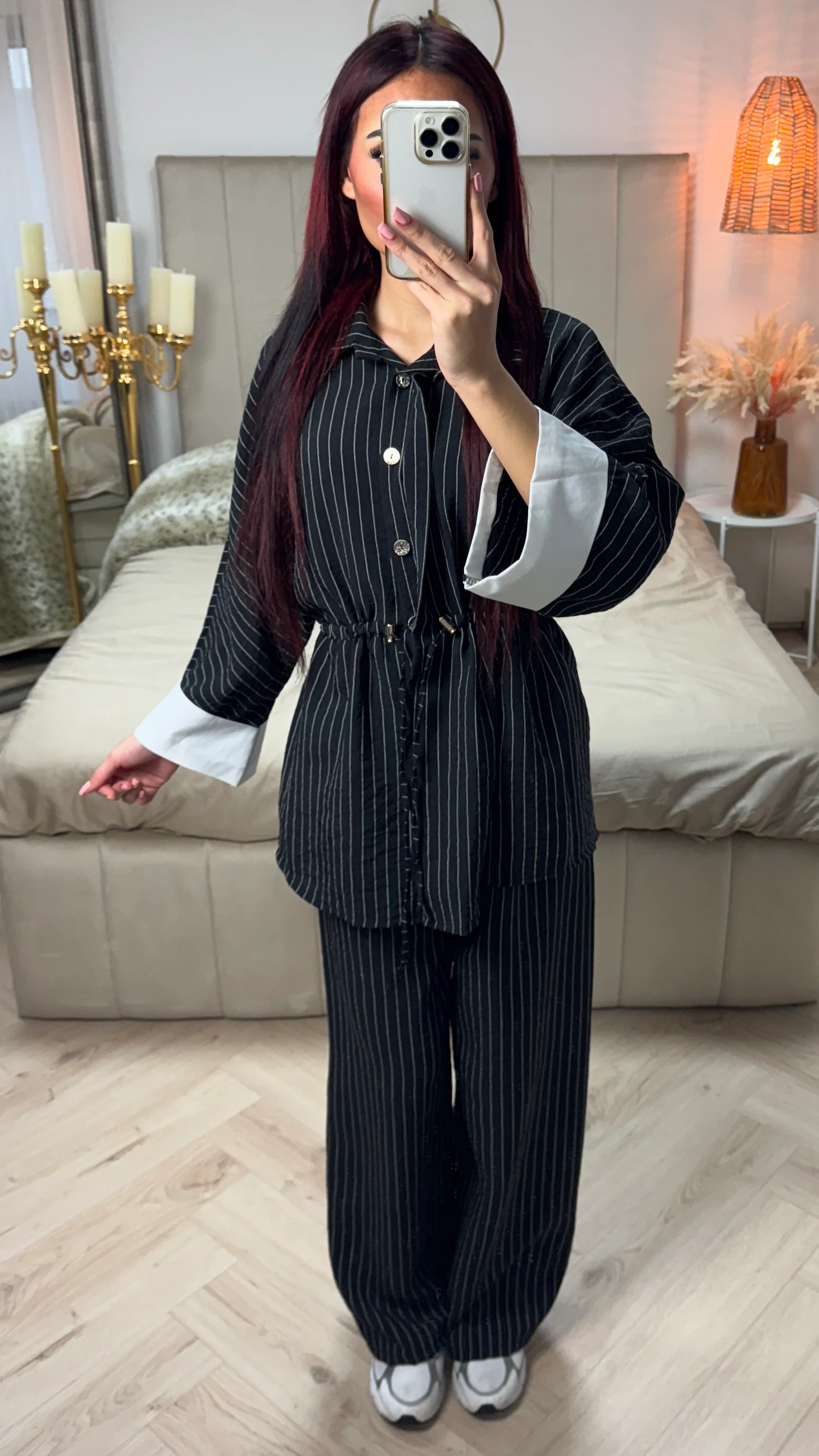 Integrated Waist Detail Stripes Set - Image 3