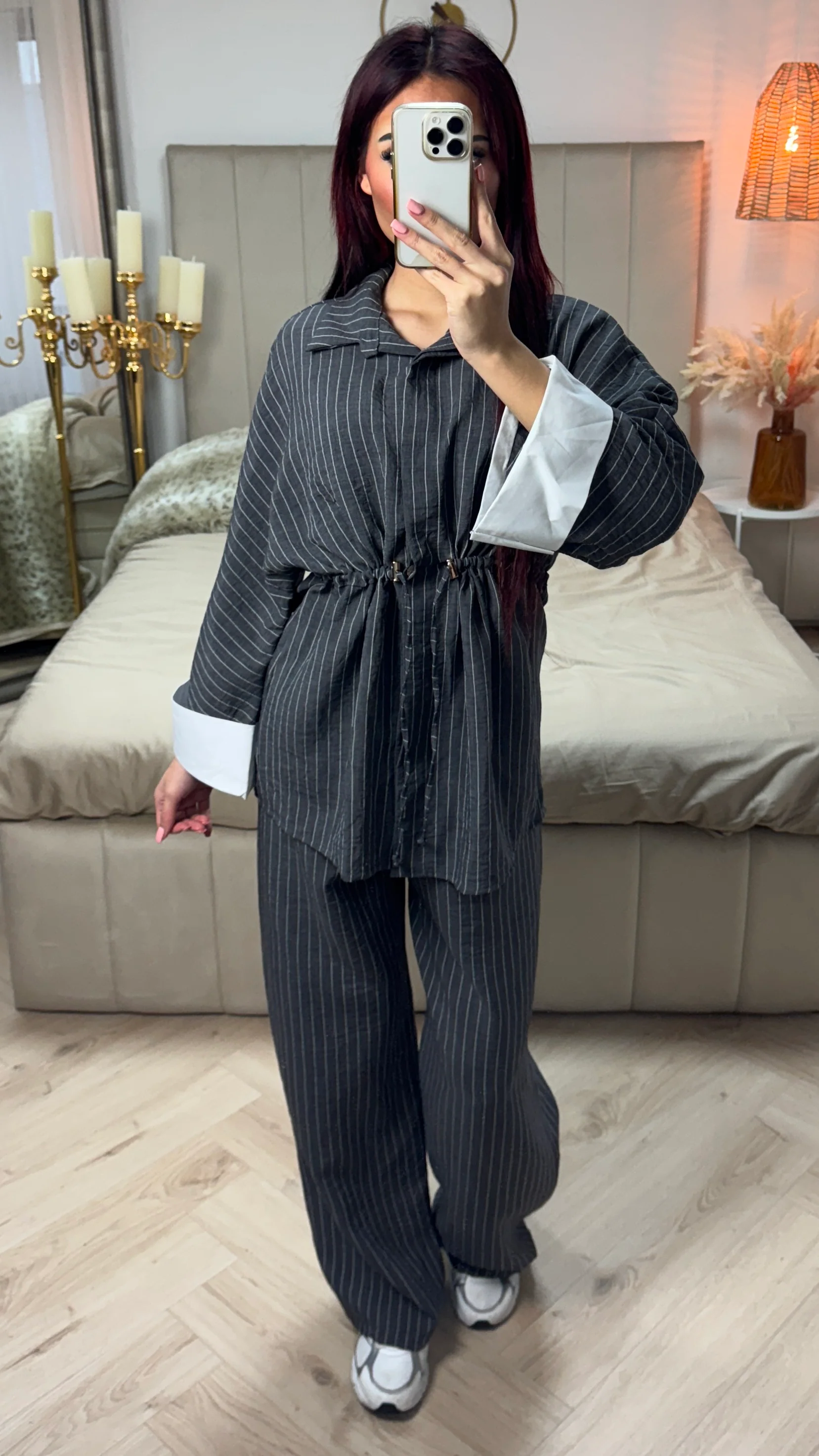 Integrated Waist Detail Stripes Set - Image 4