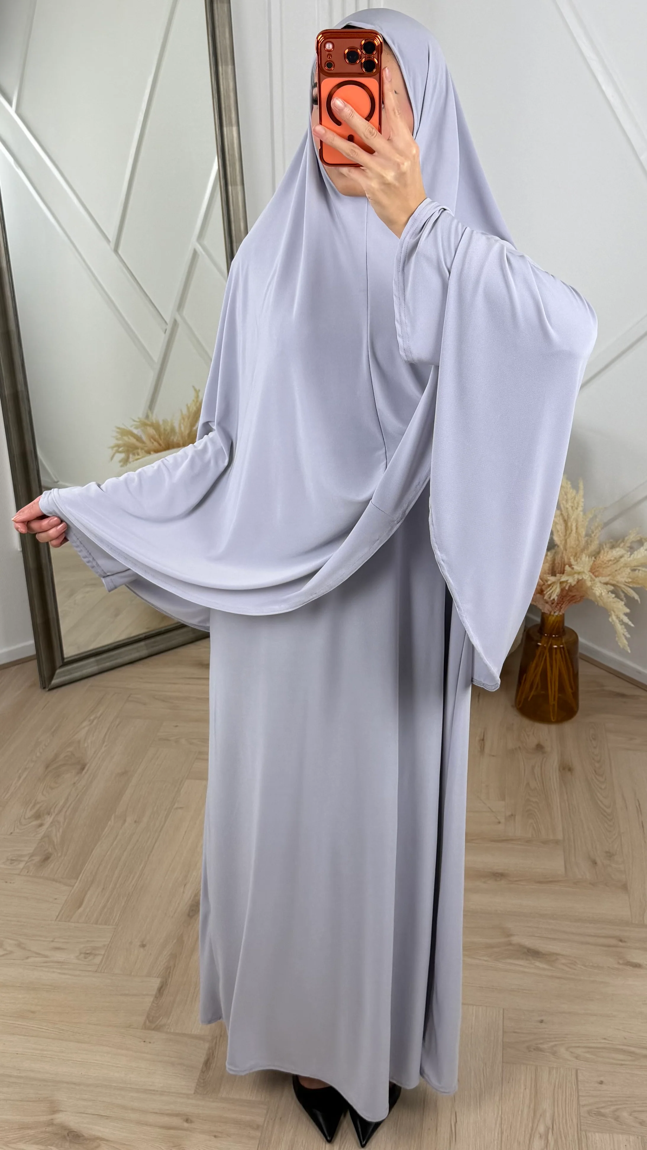 Jersey Khimar Abaya Set – 2 Delig - Image 5